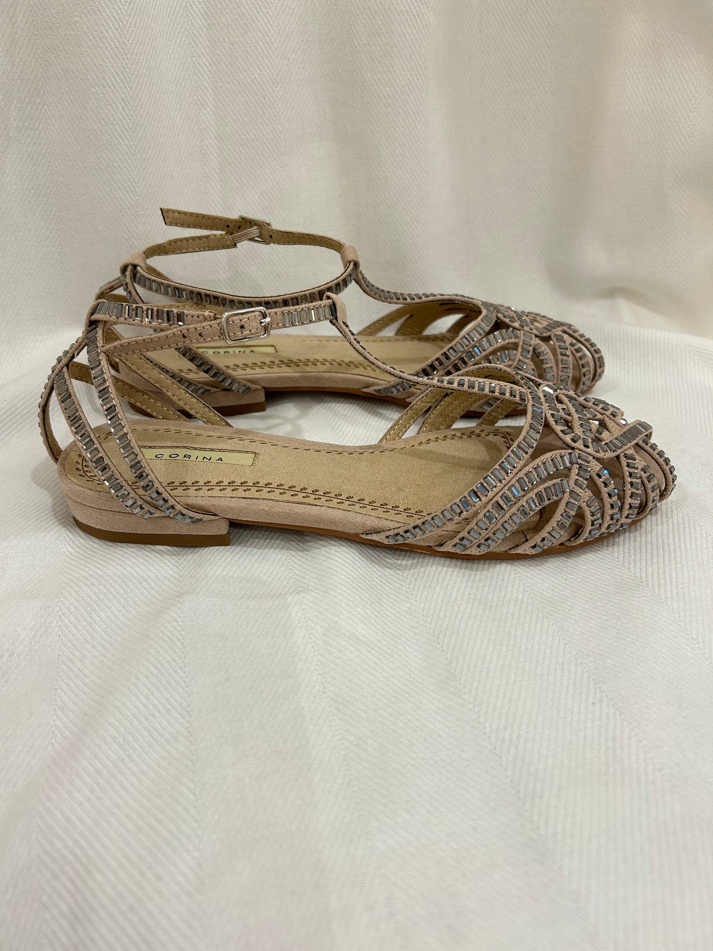 Cangrejeras de Strass Nude