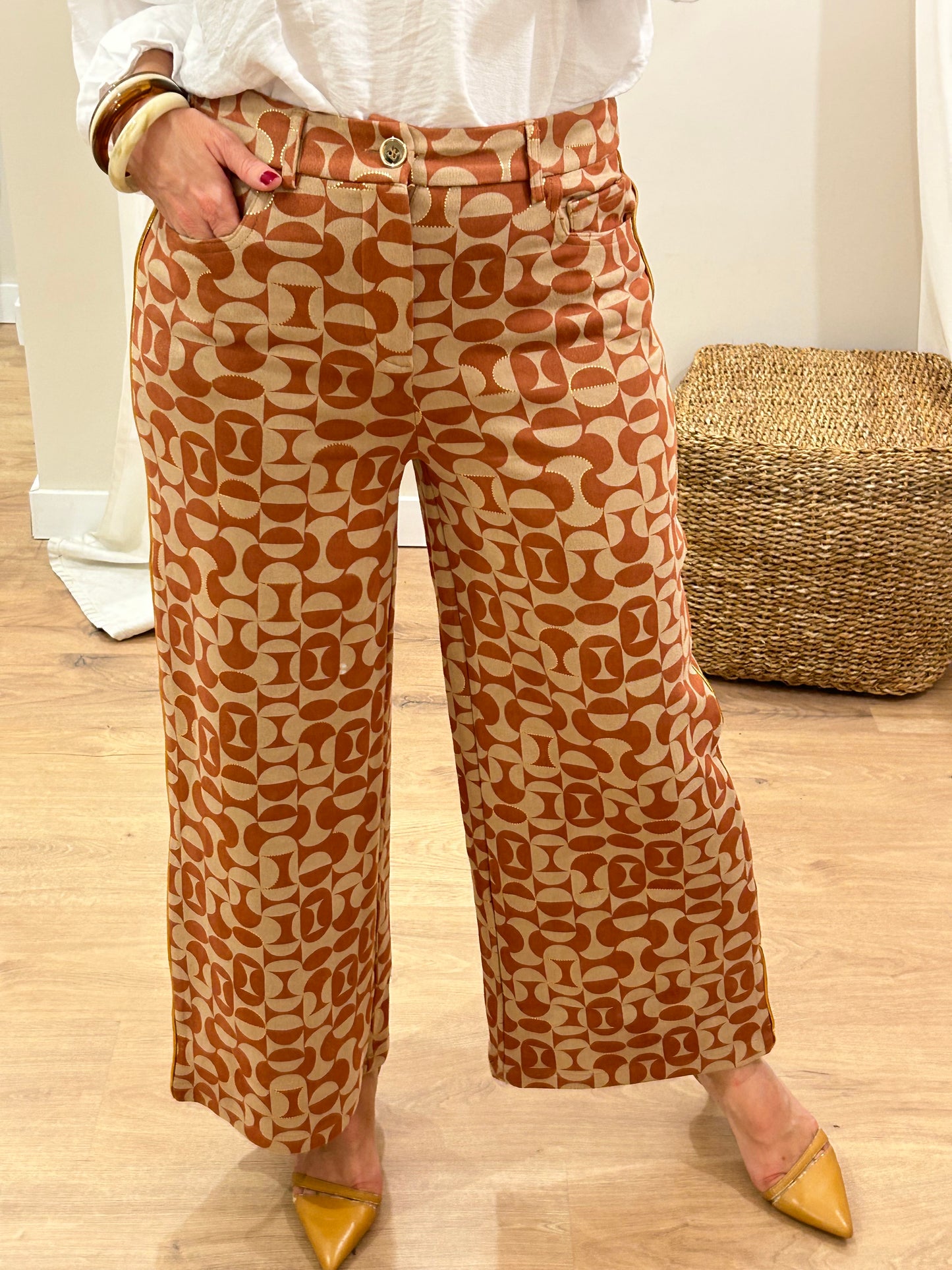 Pantalón Meisïe Geométrico - Varios Colores