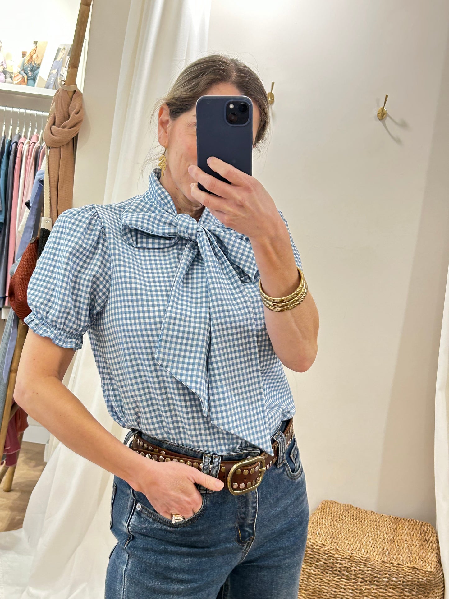 Camisa Fátima Azul