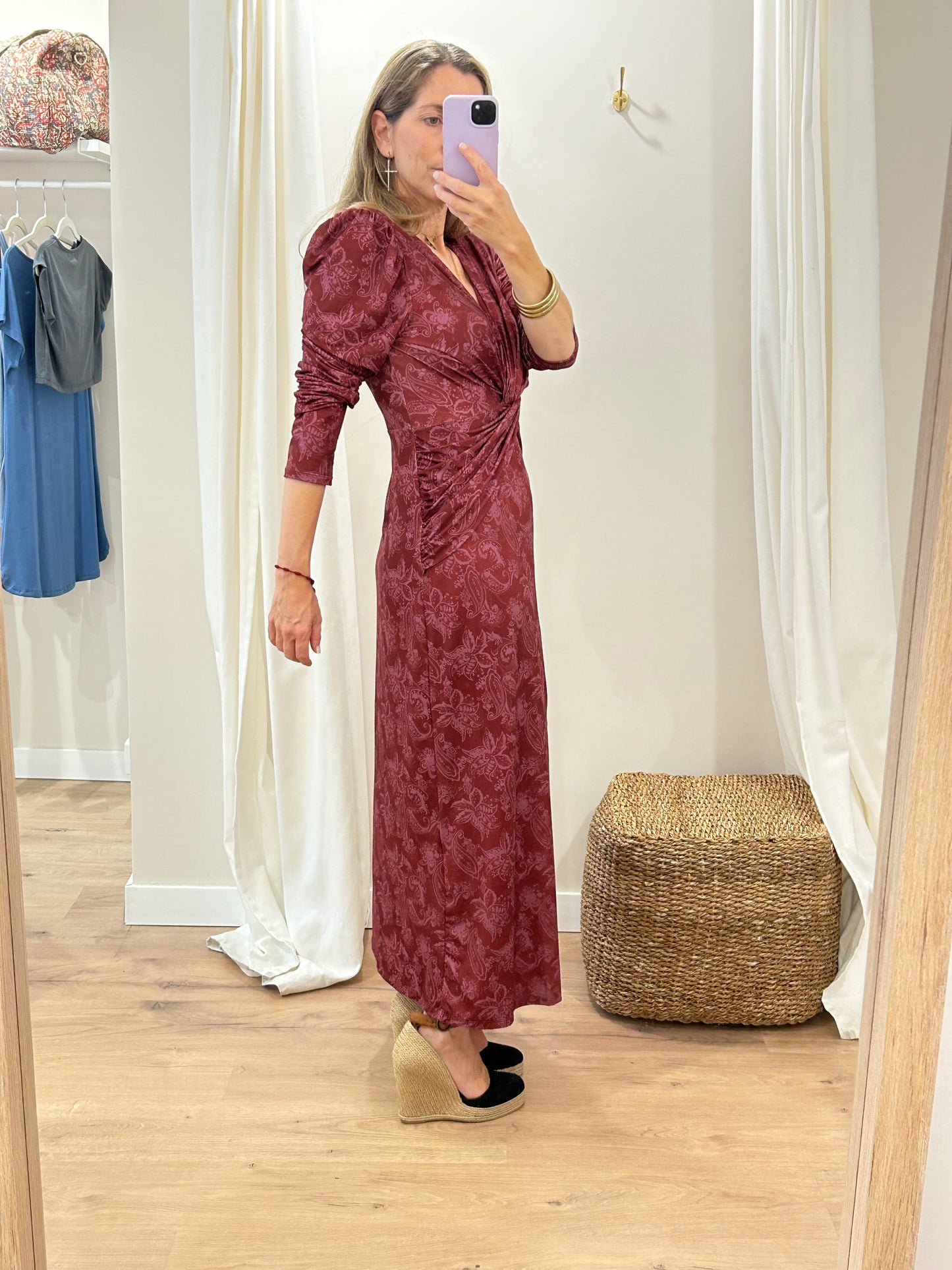 Vestido Claude Cruzado Manga larga