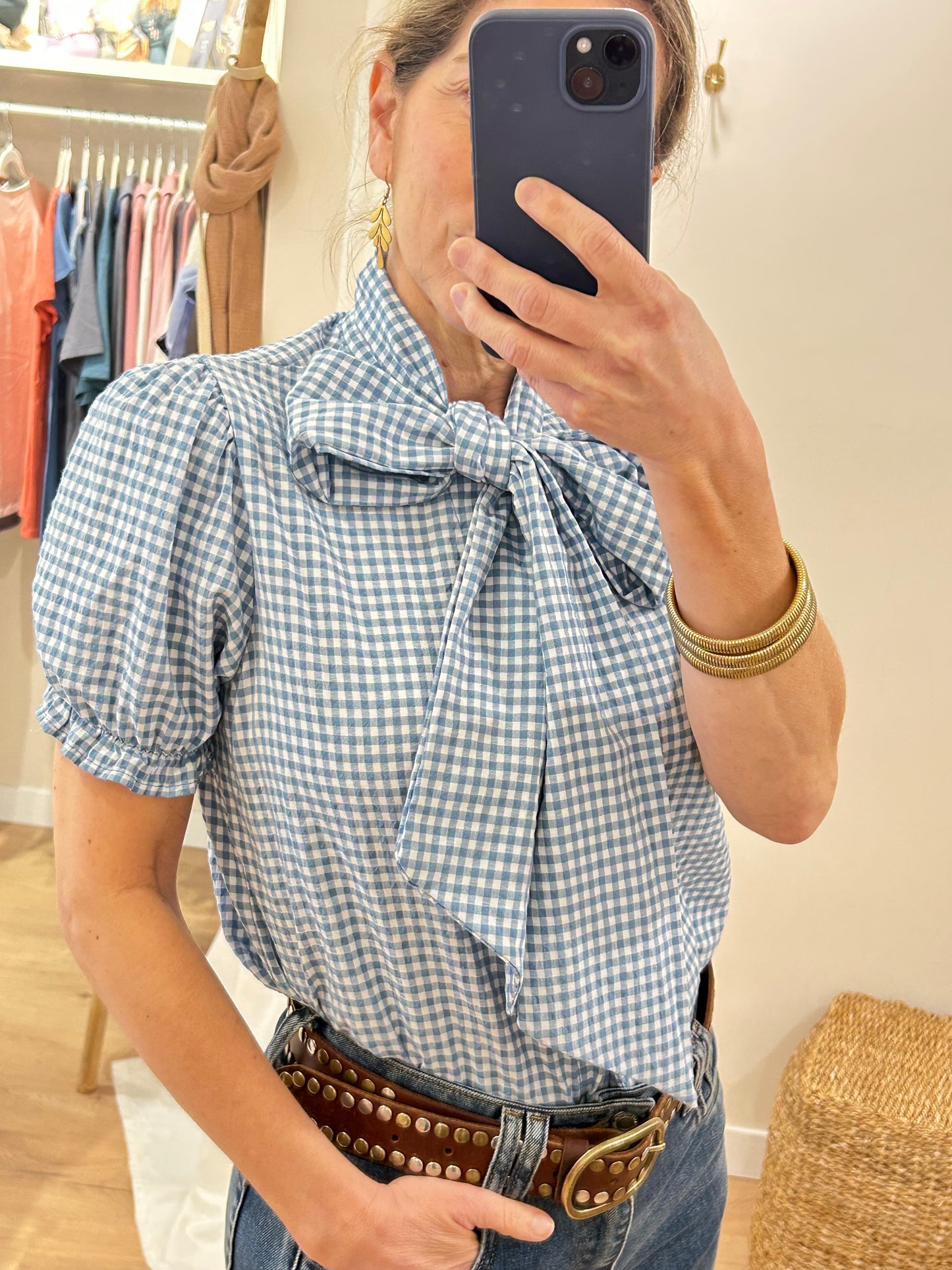 Camisa Fátima Azul