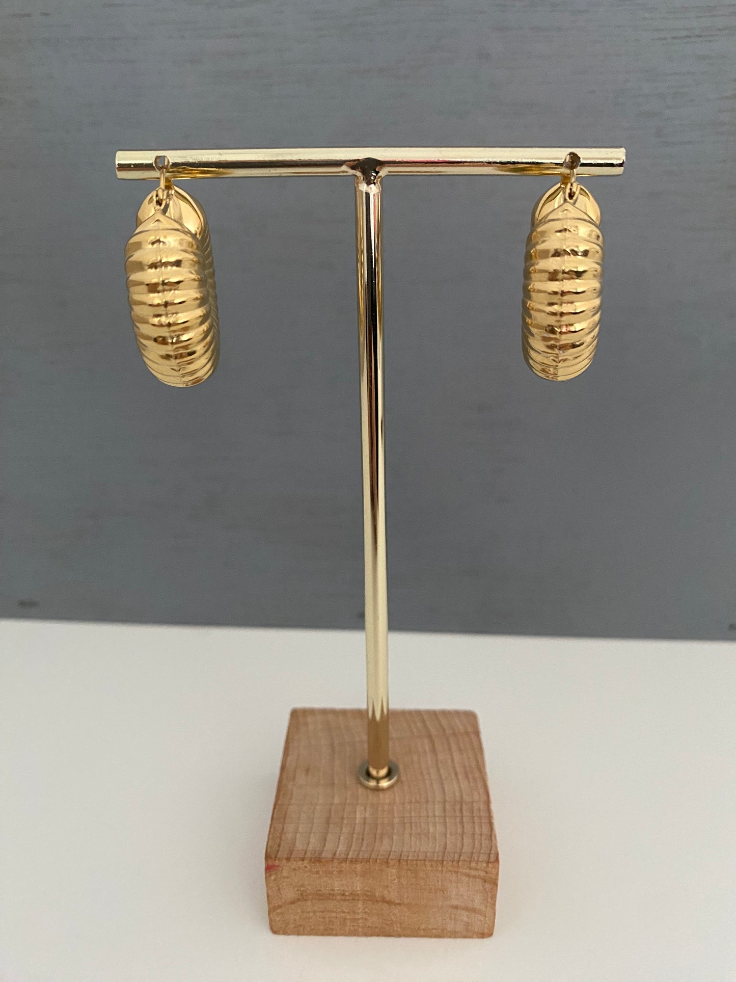 Pendientes Aros Gordo Labrado