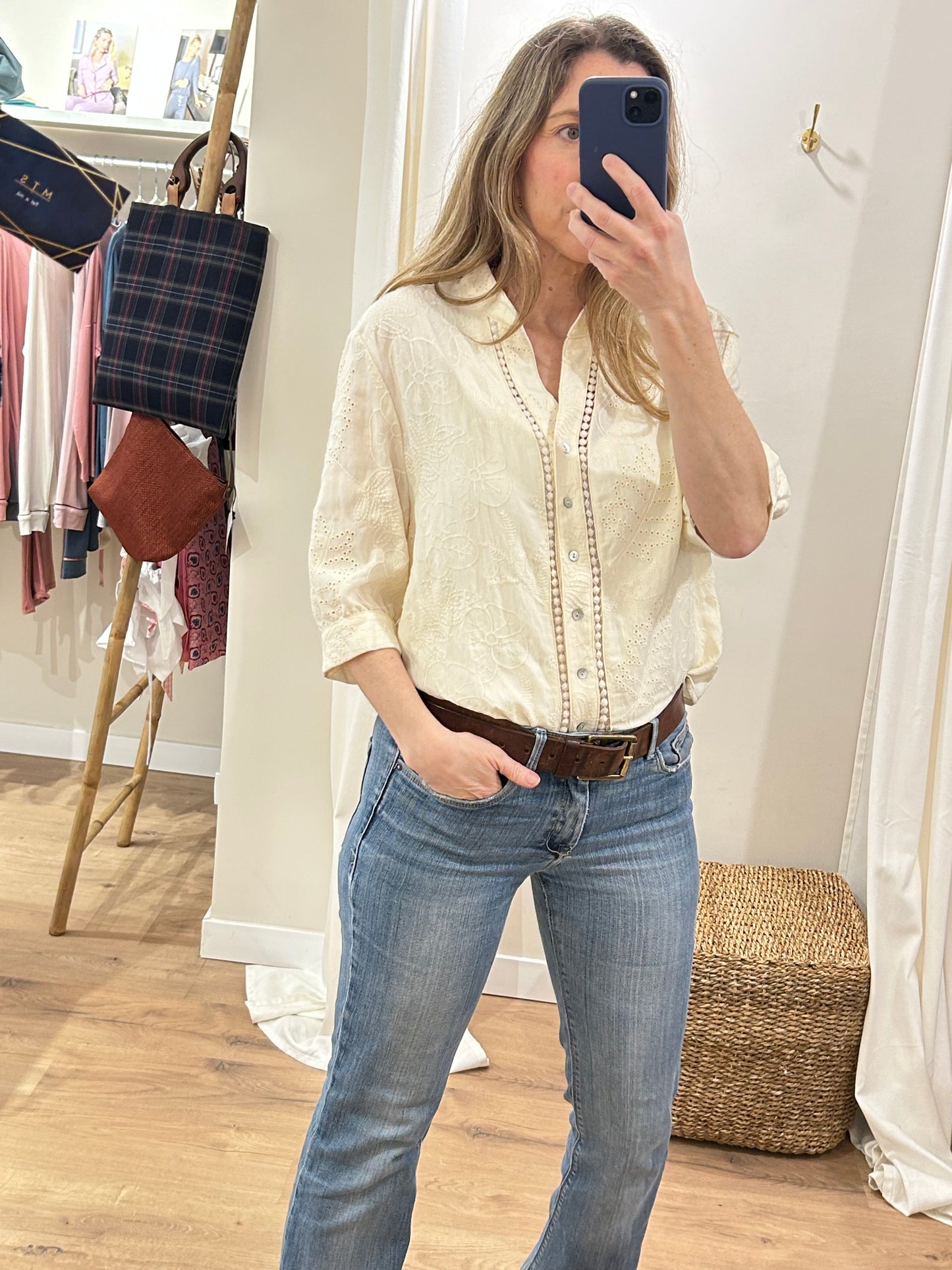 Camisa Bordada de Meisïe