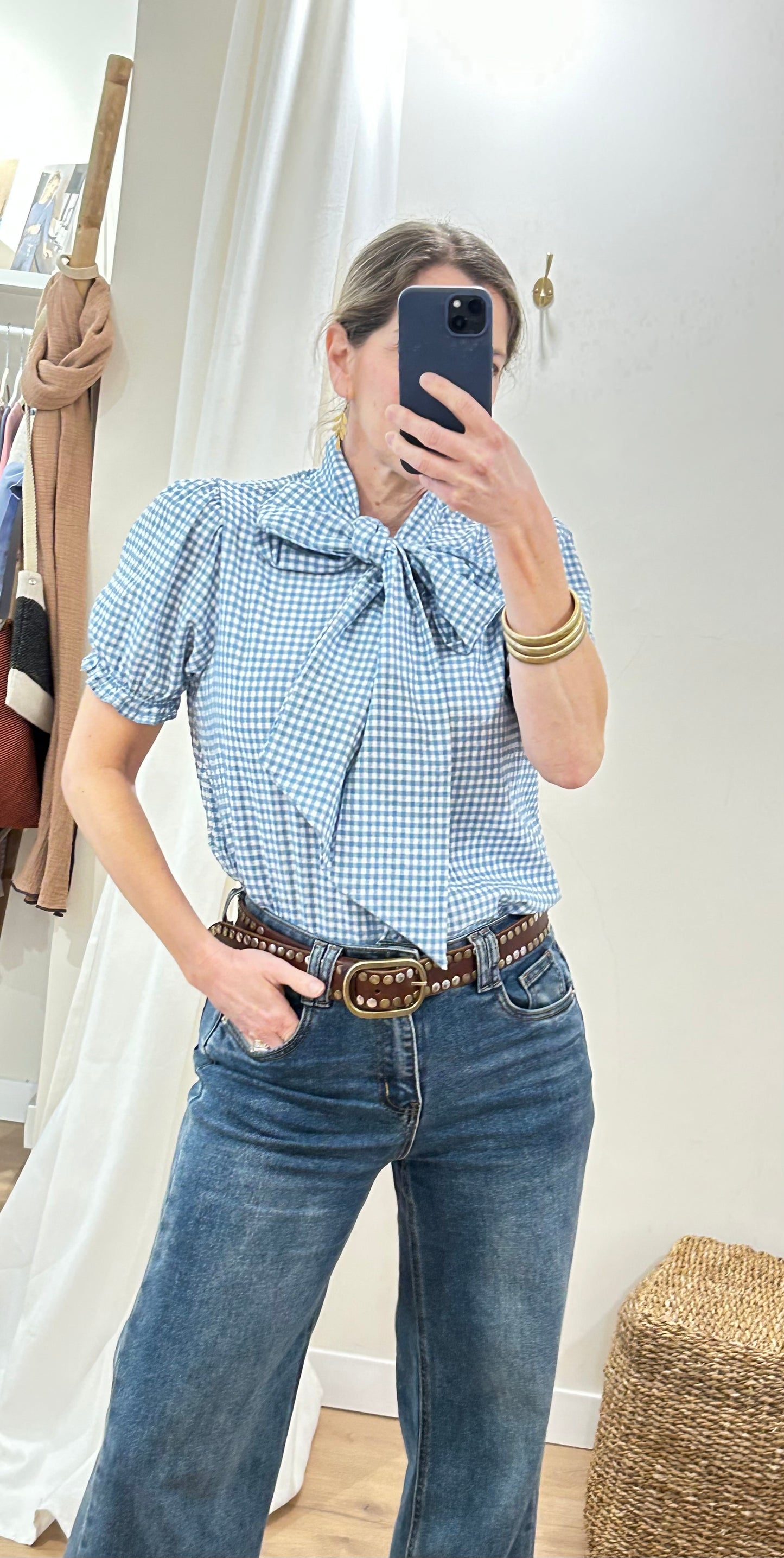 Camisa Fátima Azul