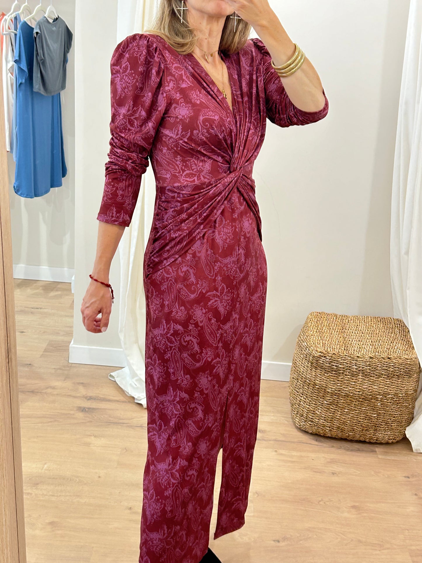 Vestido Claude Cruzado Manga larga