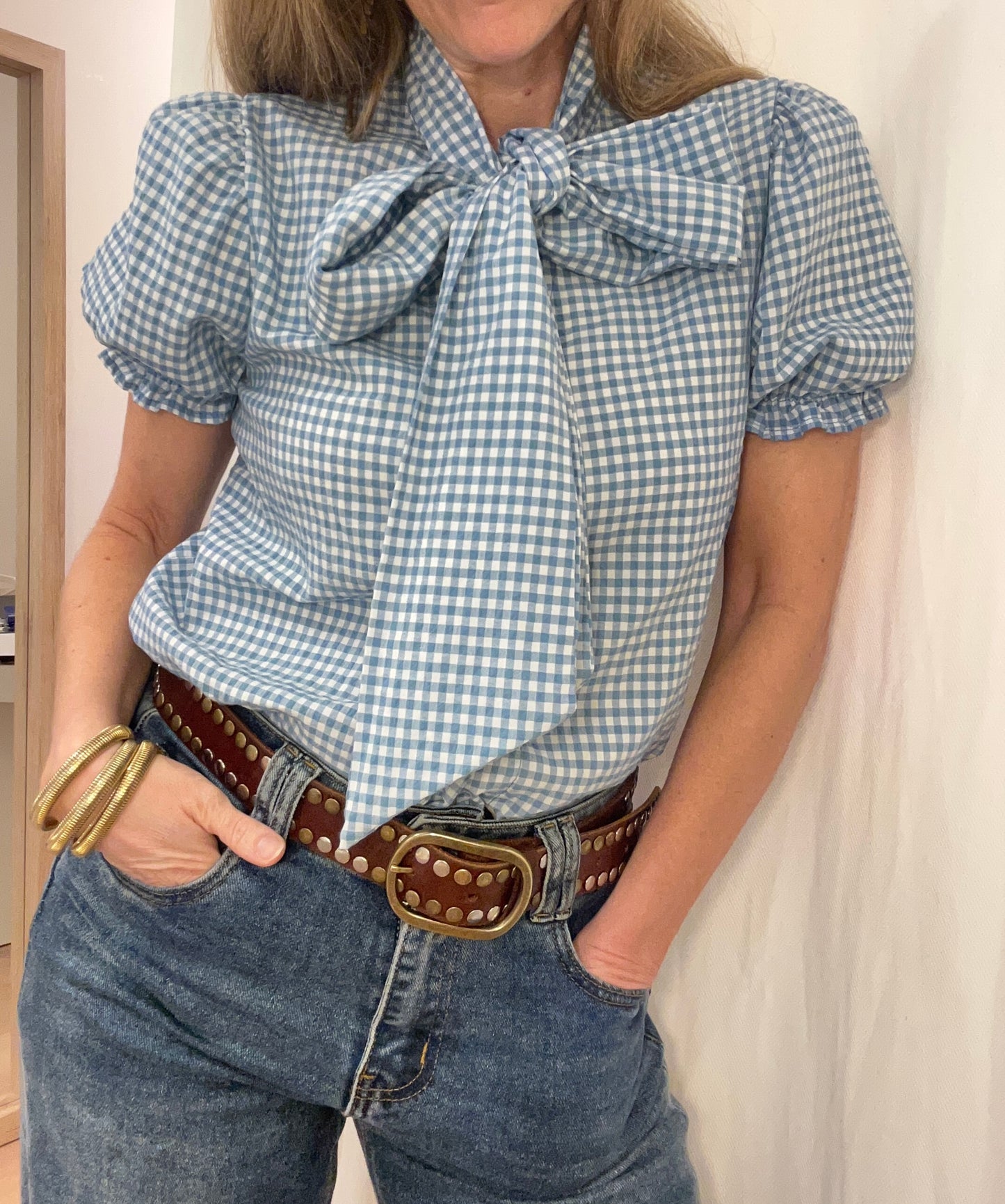 Camisa Fátima Azul