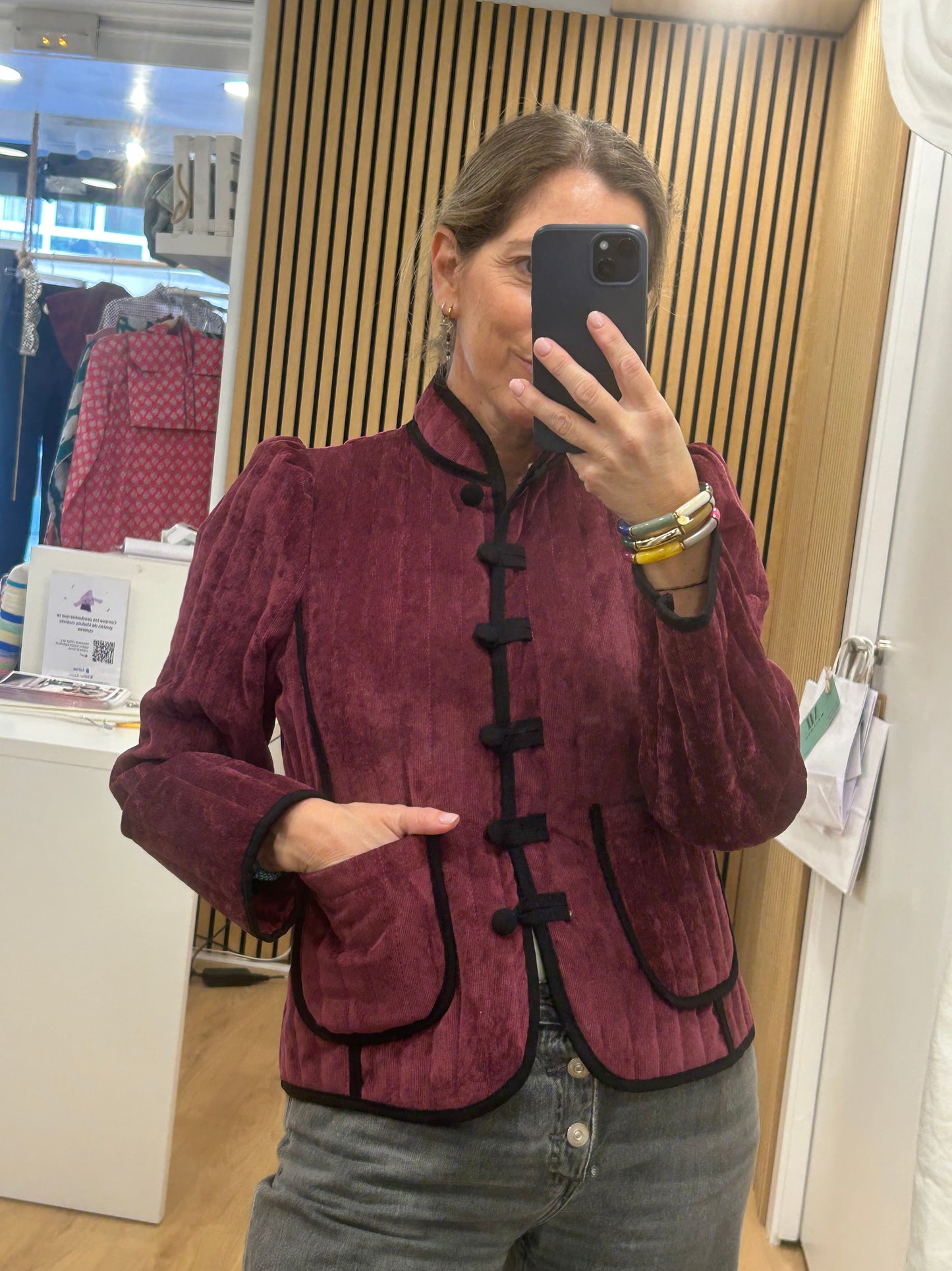 Chaqueta Valentina - Burdeos