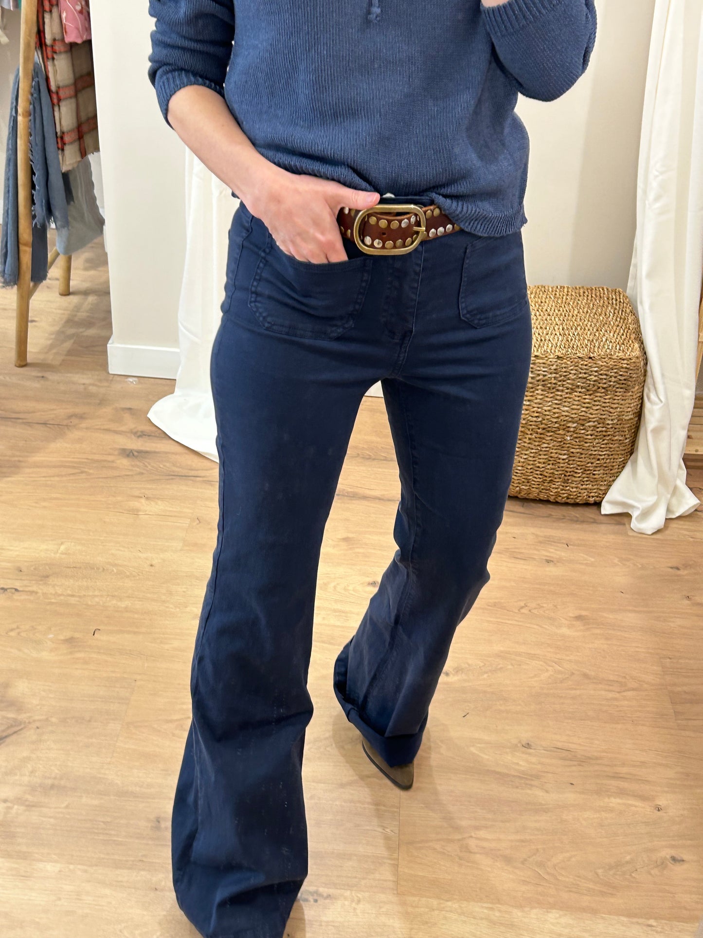 Pantalones Valeria Azul Marino