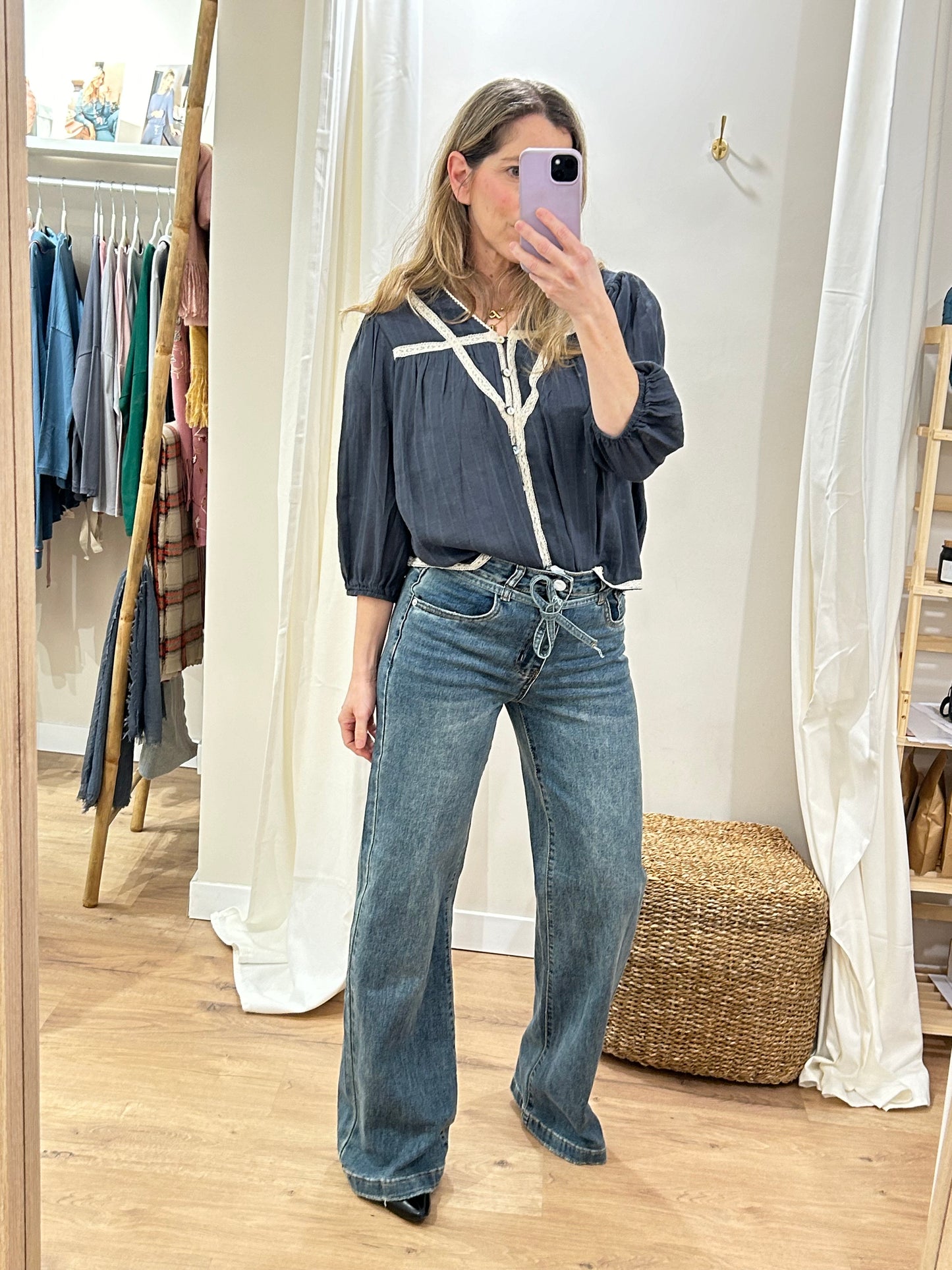 Blusa Inés - Marino