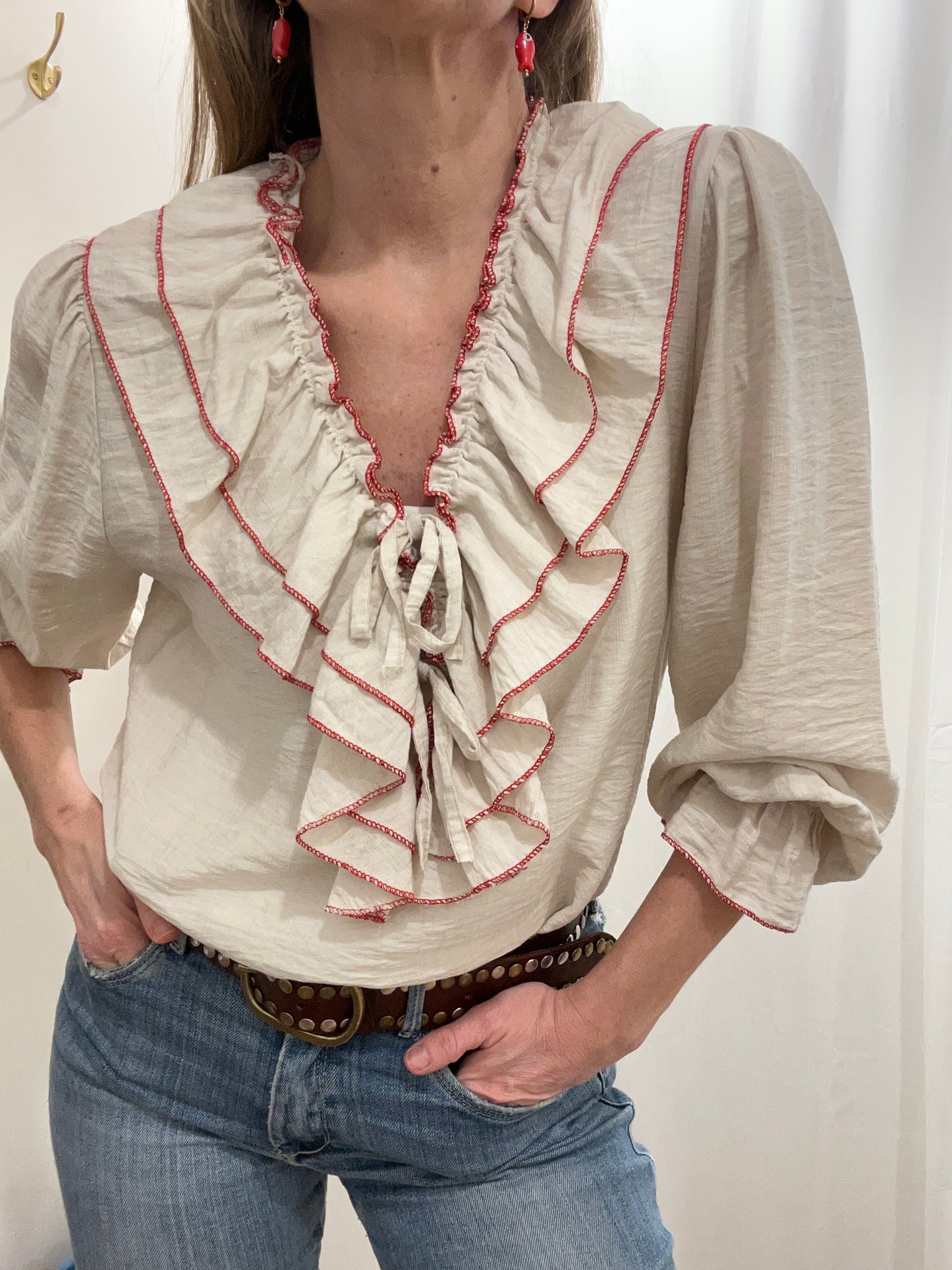 Camisa Rocío Crudo