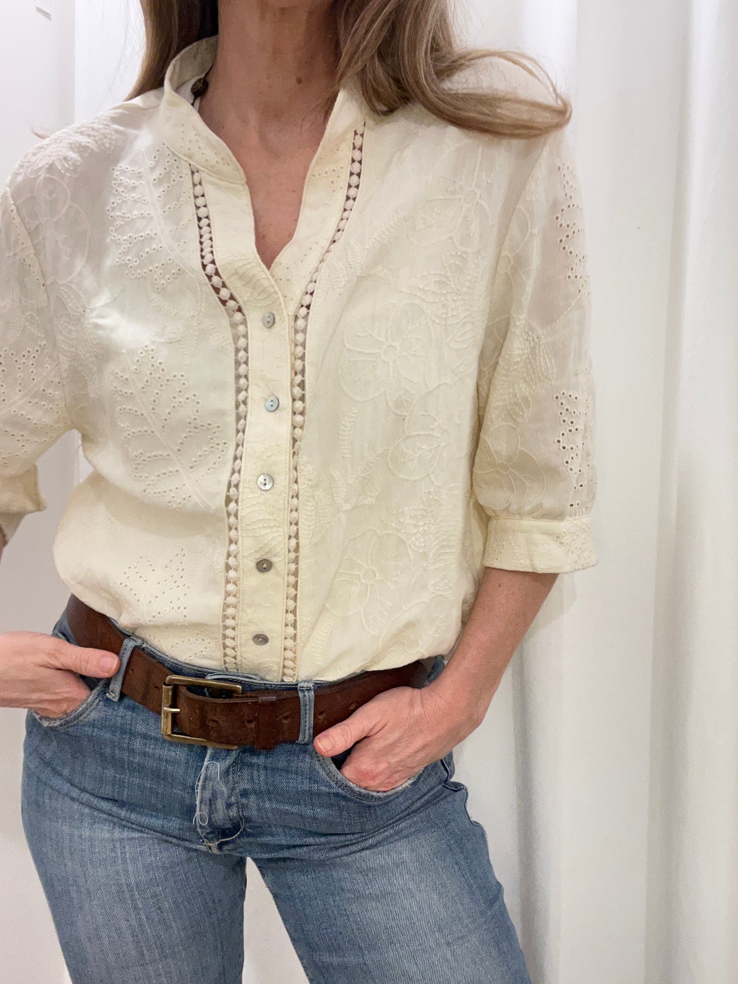 Camisa Bordada de Meisïe