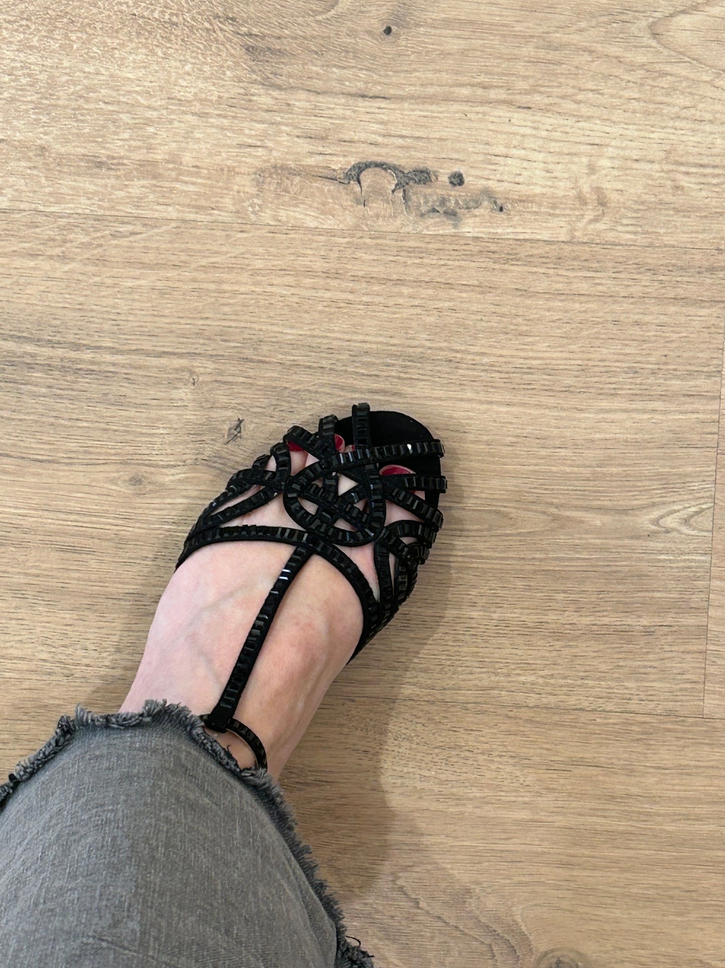 Cangrejeras de Strass Negro