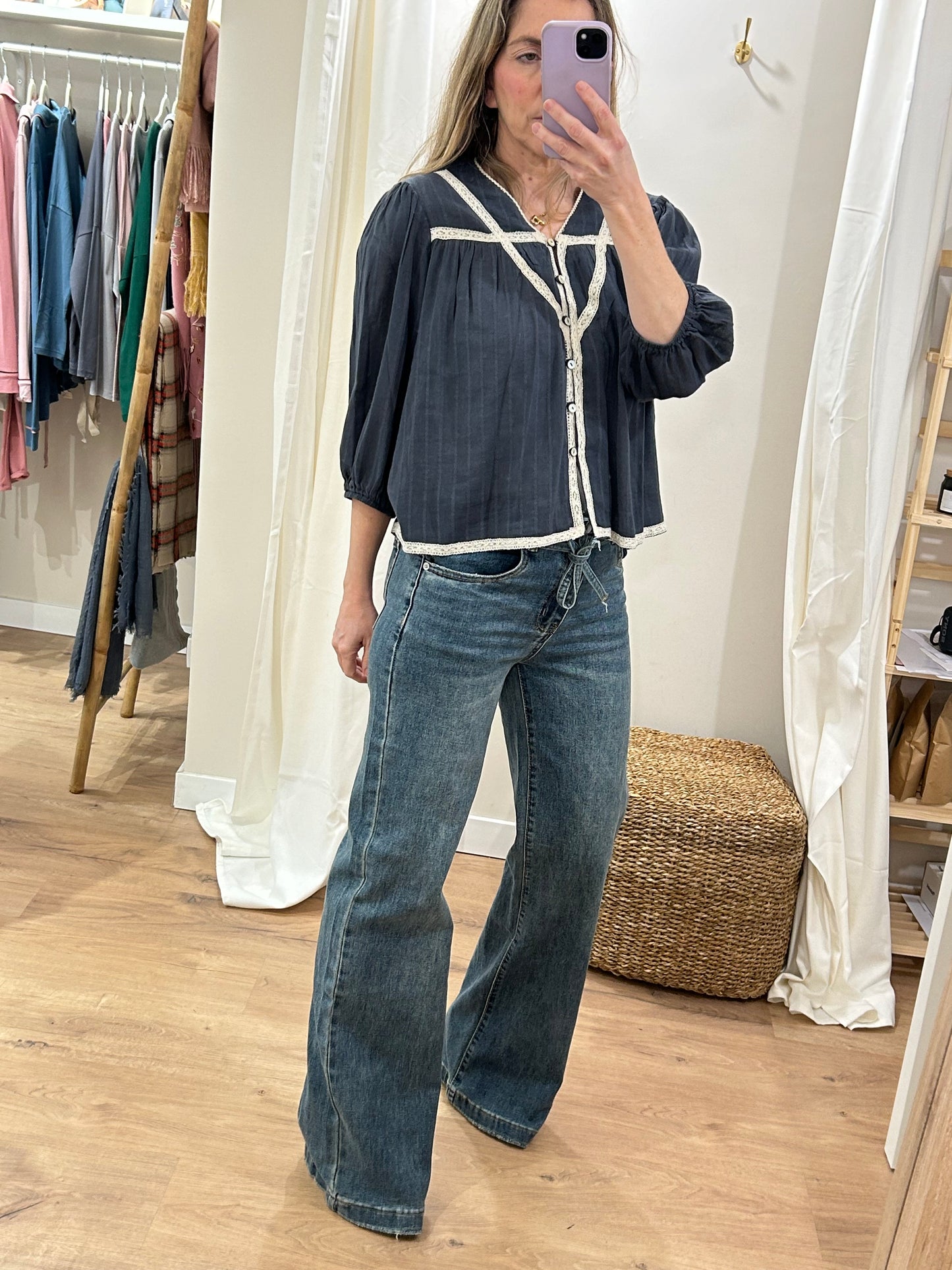 Blusa Inés - Marino