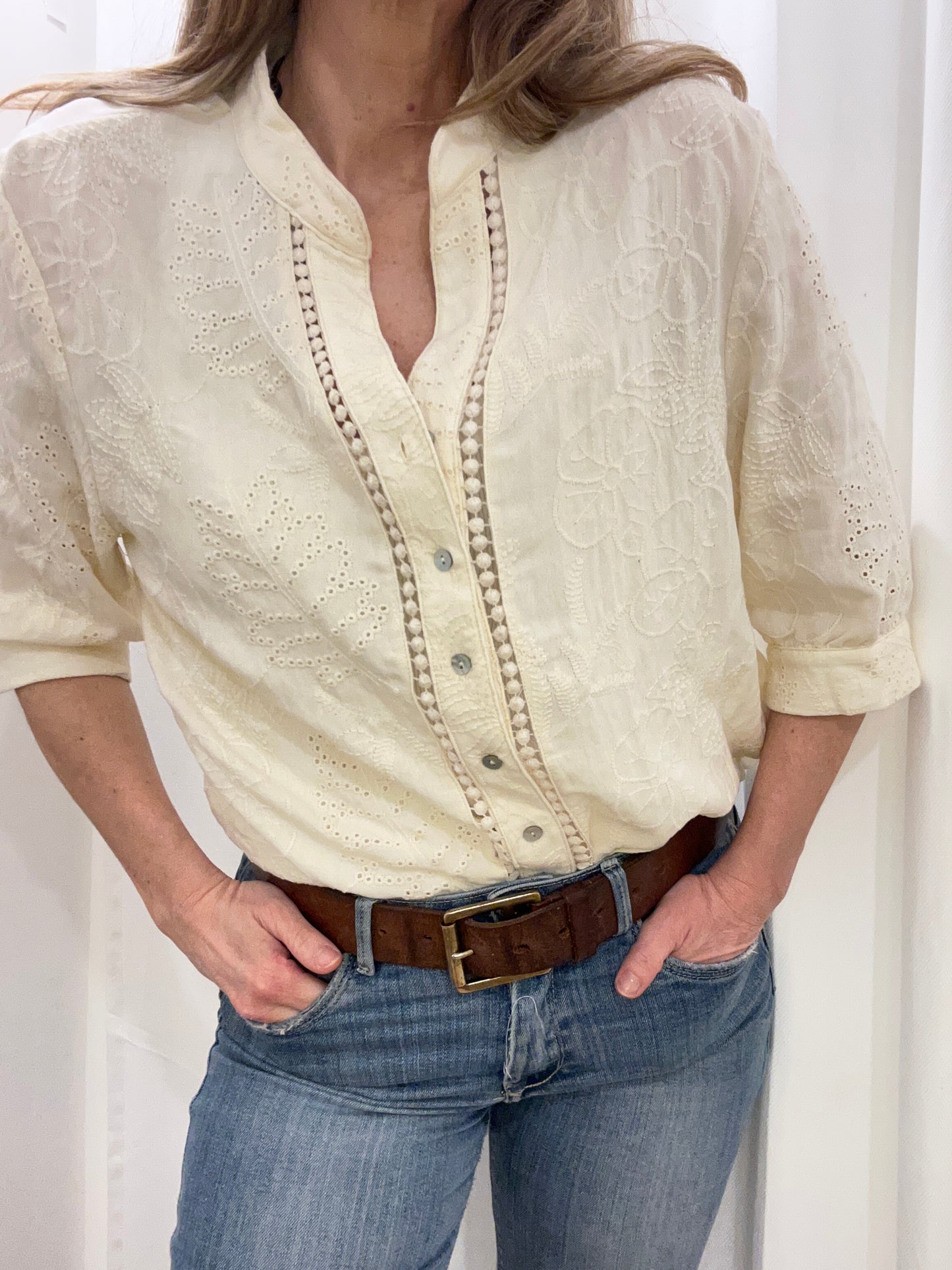 Camisa Bordada de Meisïe