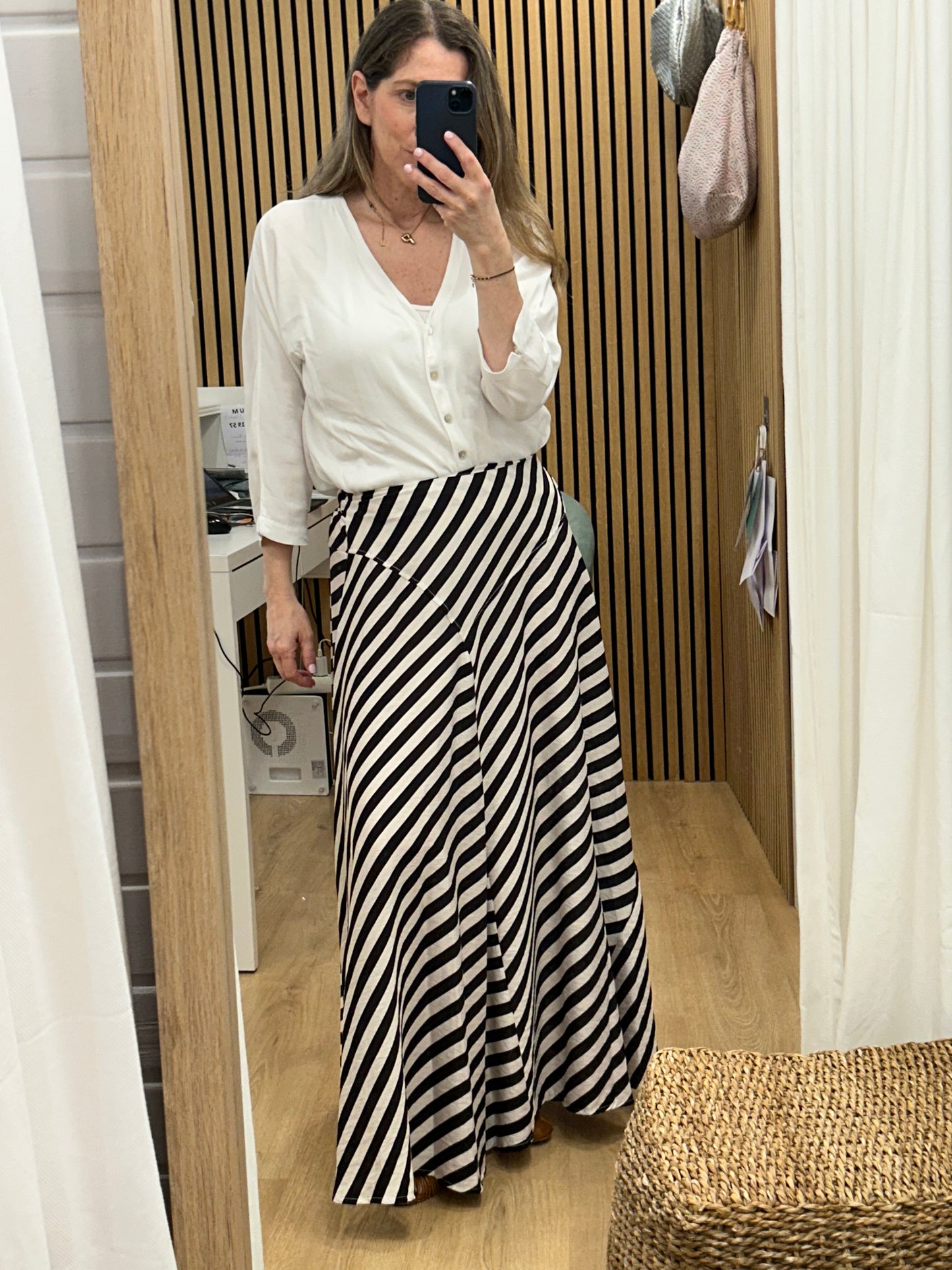 Falda Denia - Blanco&Negro