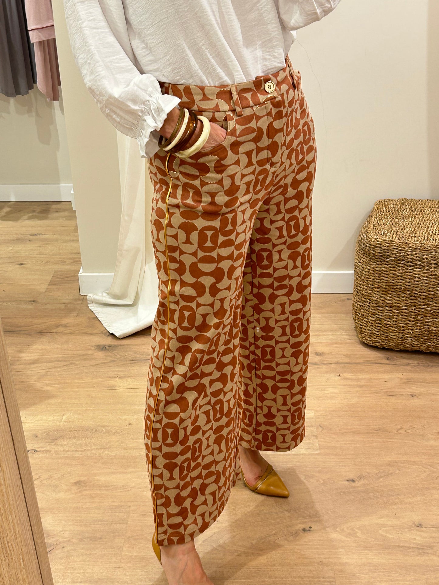 Pantalón Meisïe Geométrico - Varios Colores