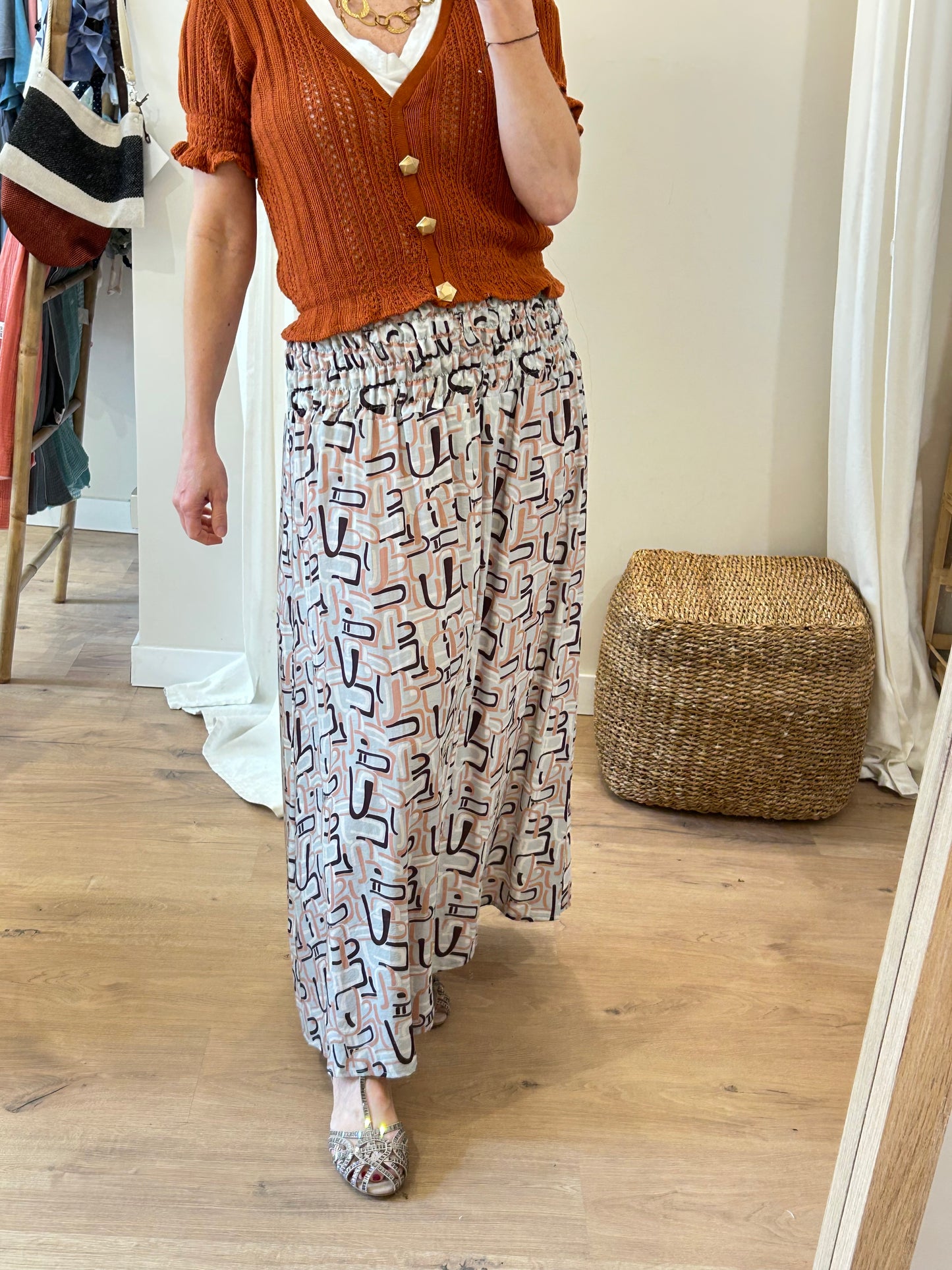 Falda Estampado geométrico Meisïe