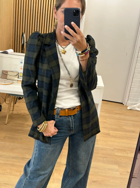 Chaqueta Mariola Tartán - Verde