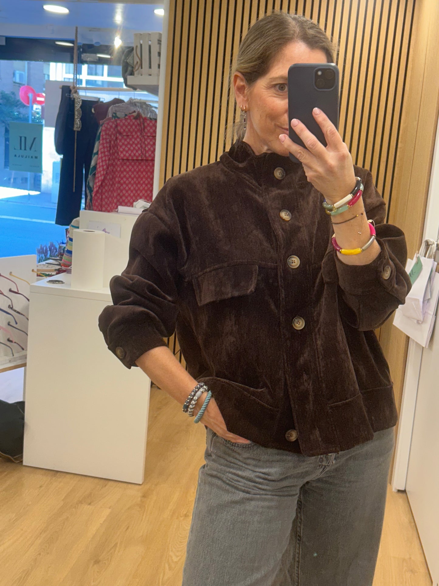 Cazadora Adriana - Chocolate