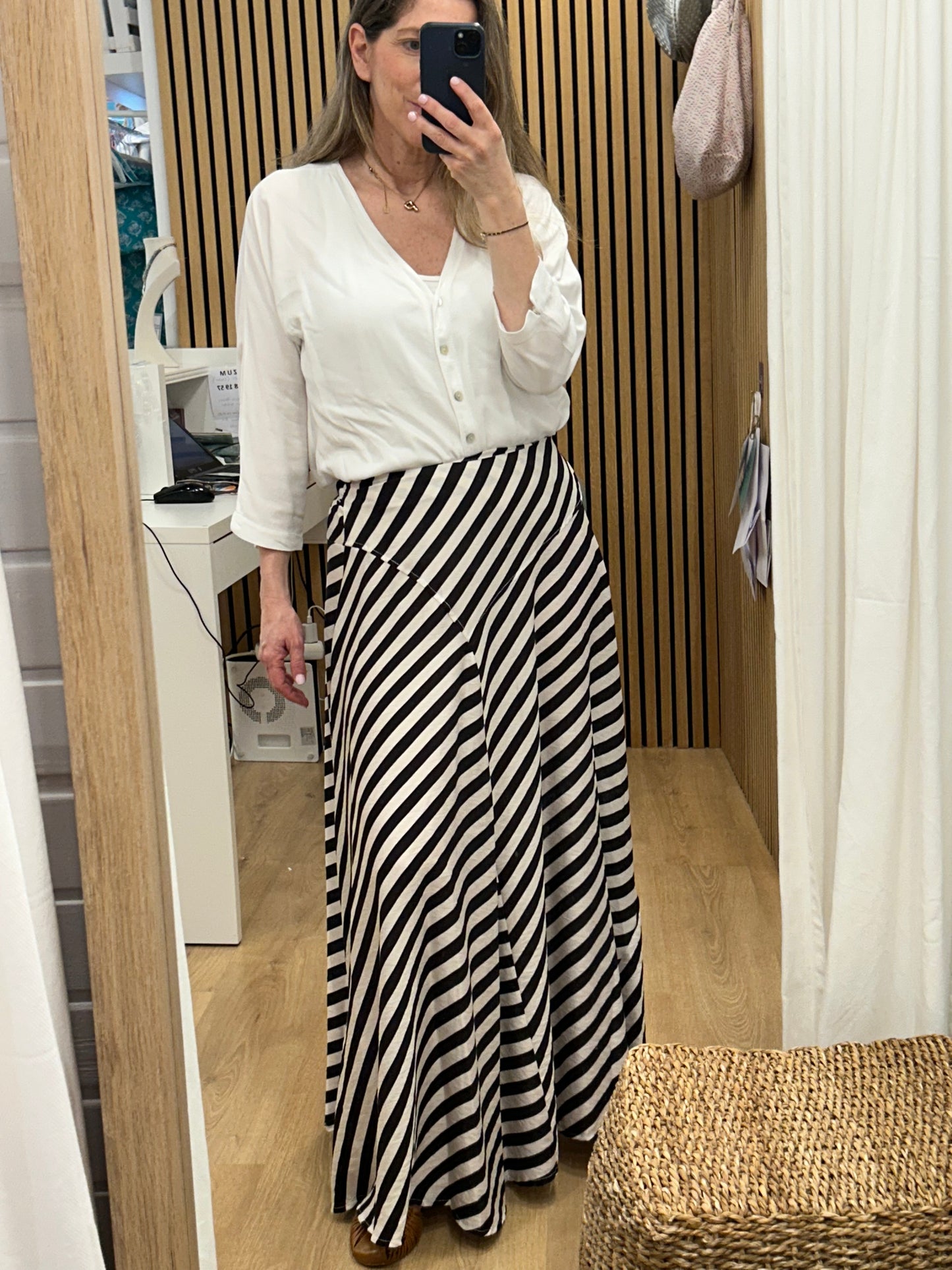 Falda Denia - Blanco&Negro