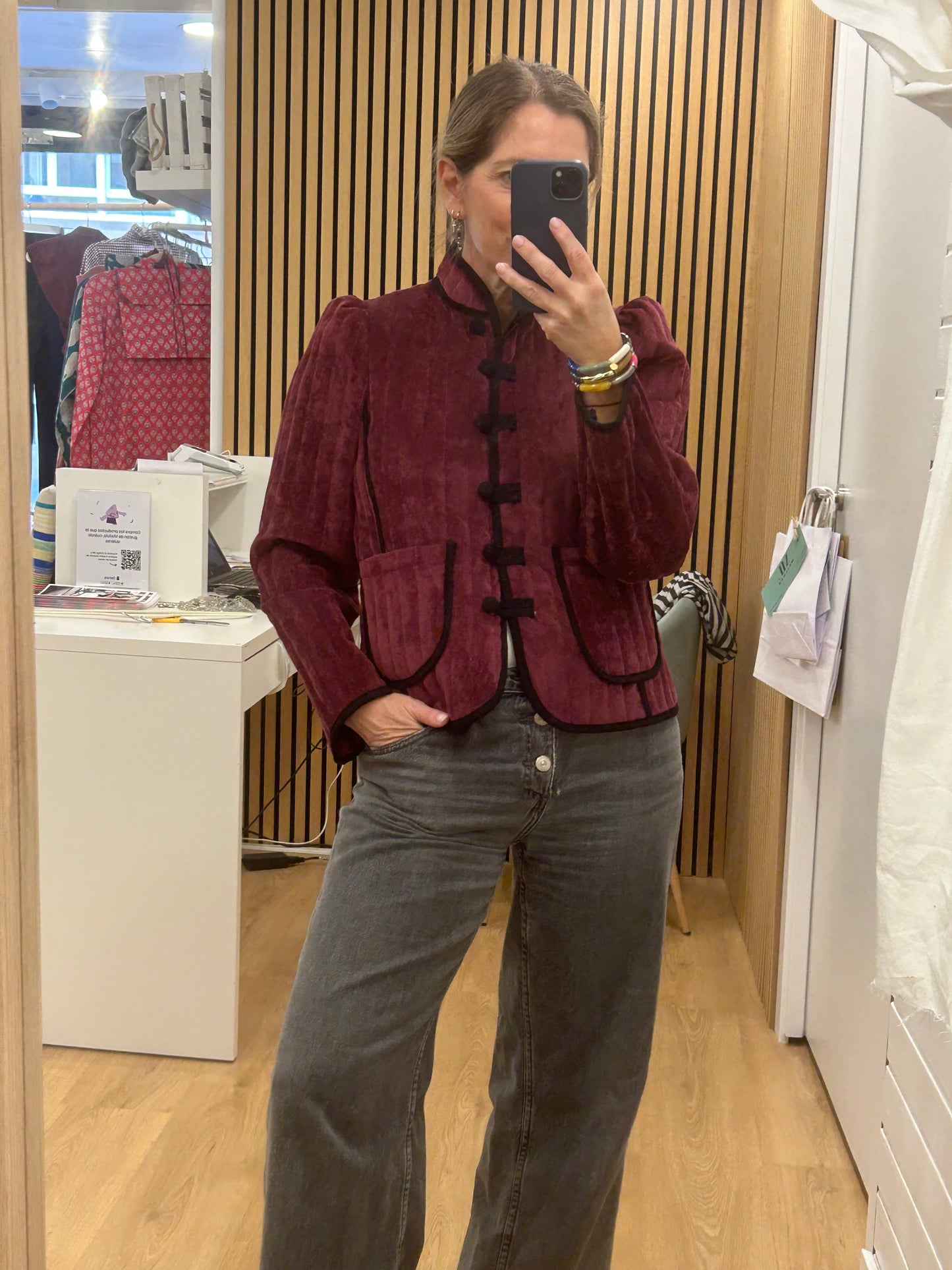 Chaqueta Valentina - Burdeos