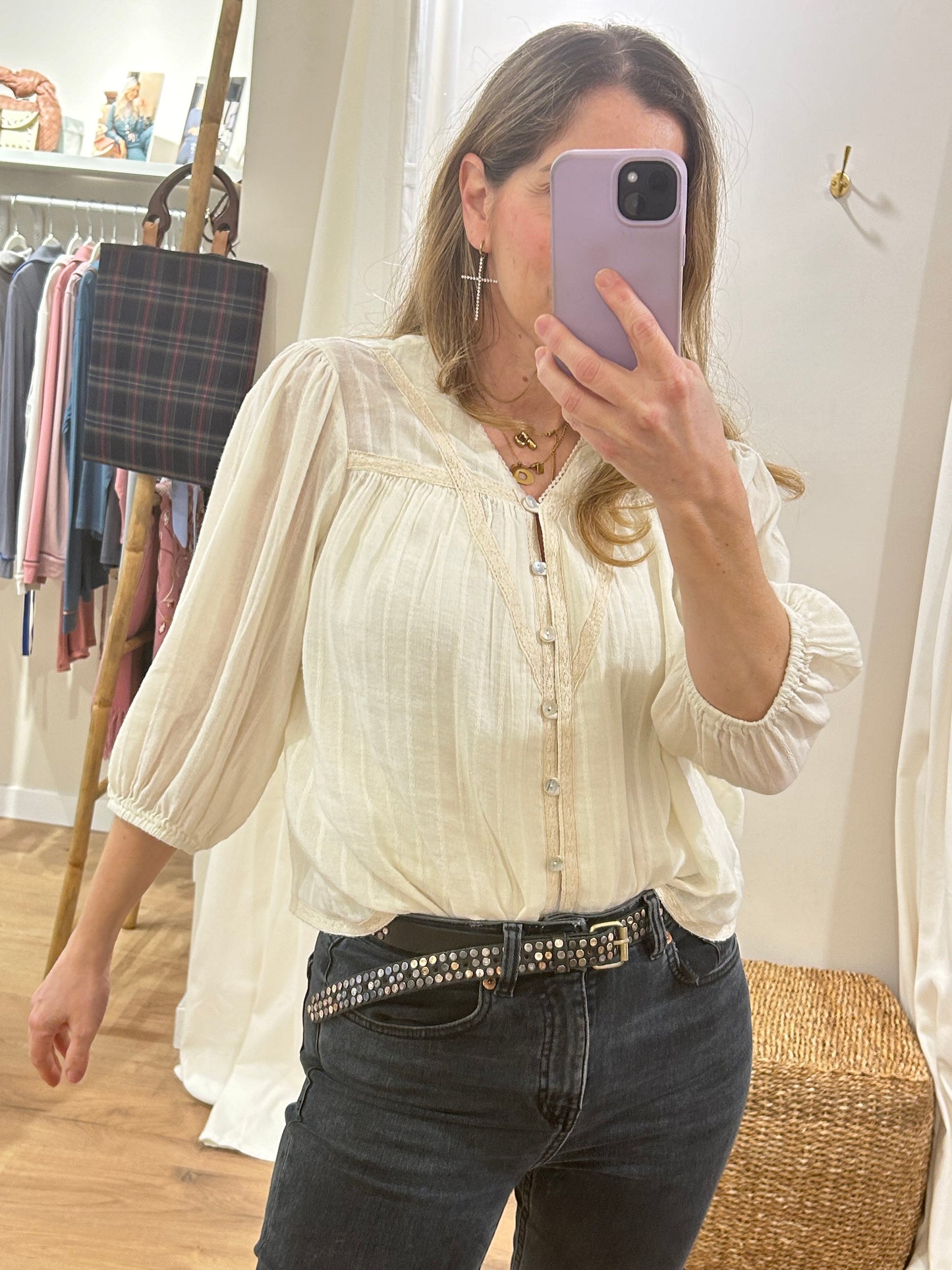 Blusa Inés - Beige