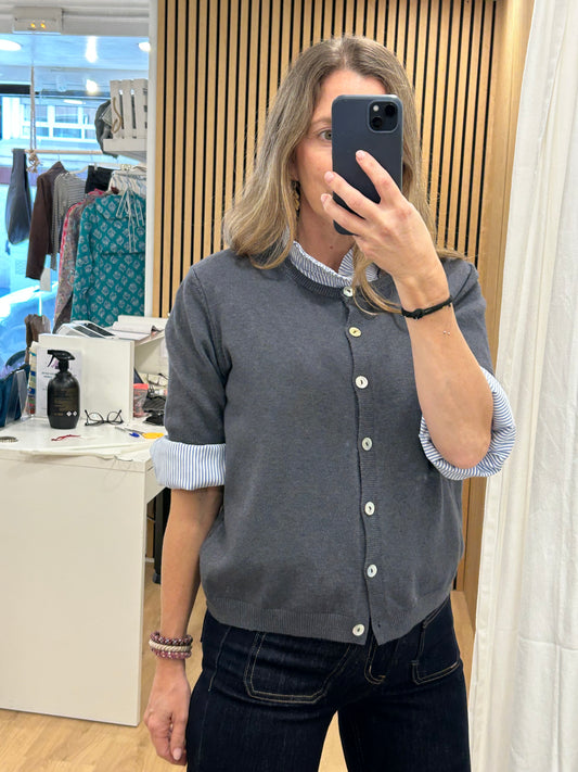 Cárdigan Carmen Gris