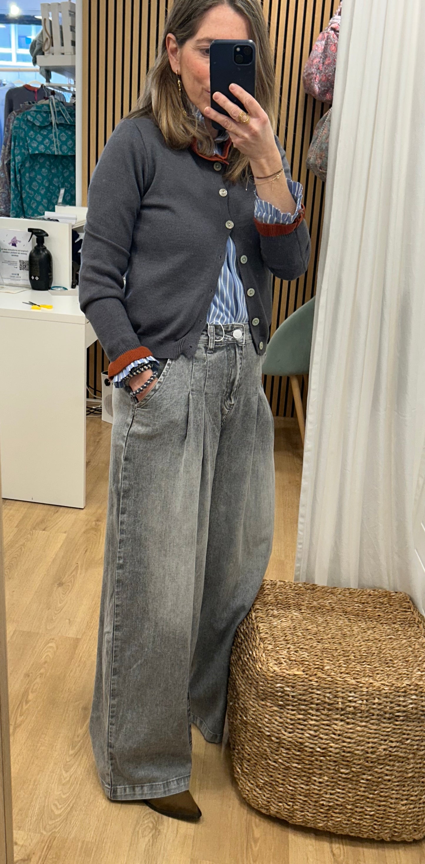 Jeans Gabriela Grises