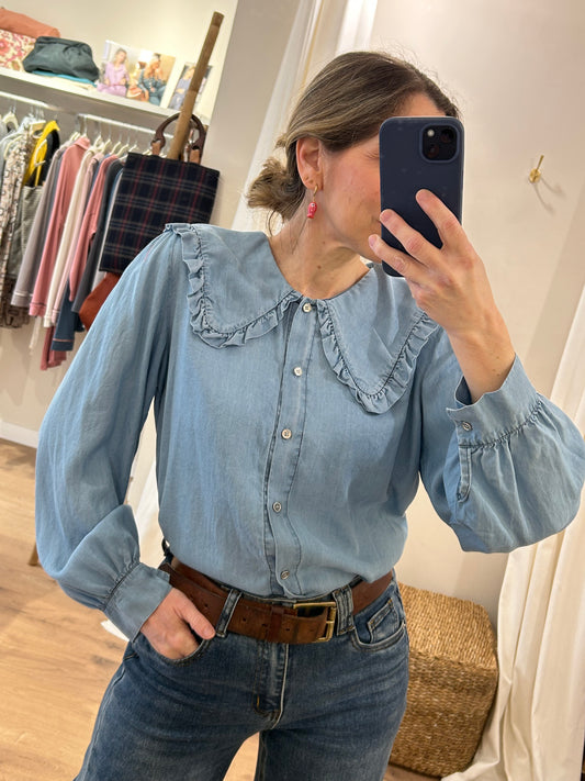 Camisa Valentina - Denim Clarito