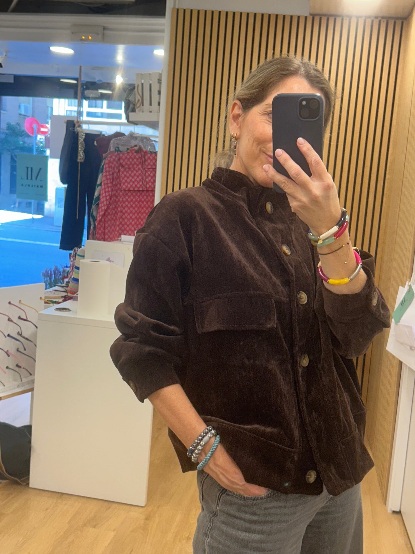 Cazadora Adriana - Chocolate