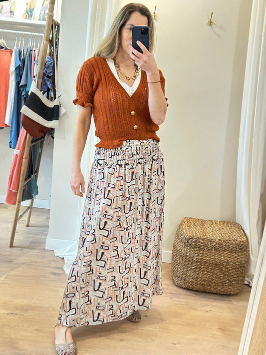 Falda Estampado geométrico Meisïe