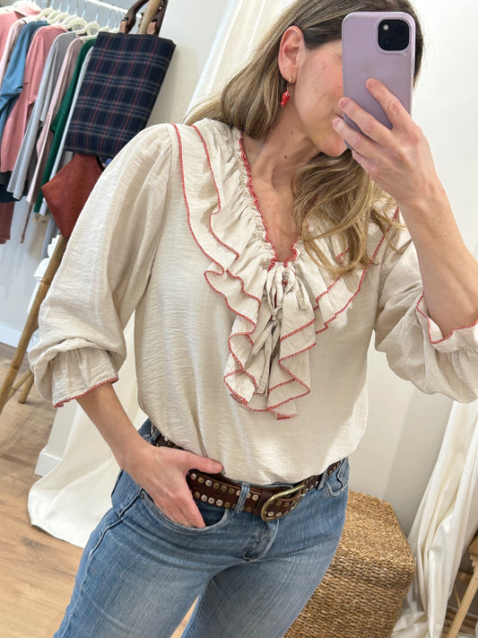 Camisa Rocío Crudo