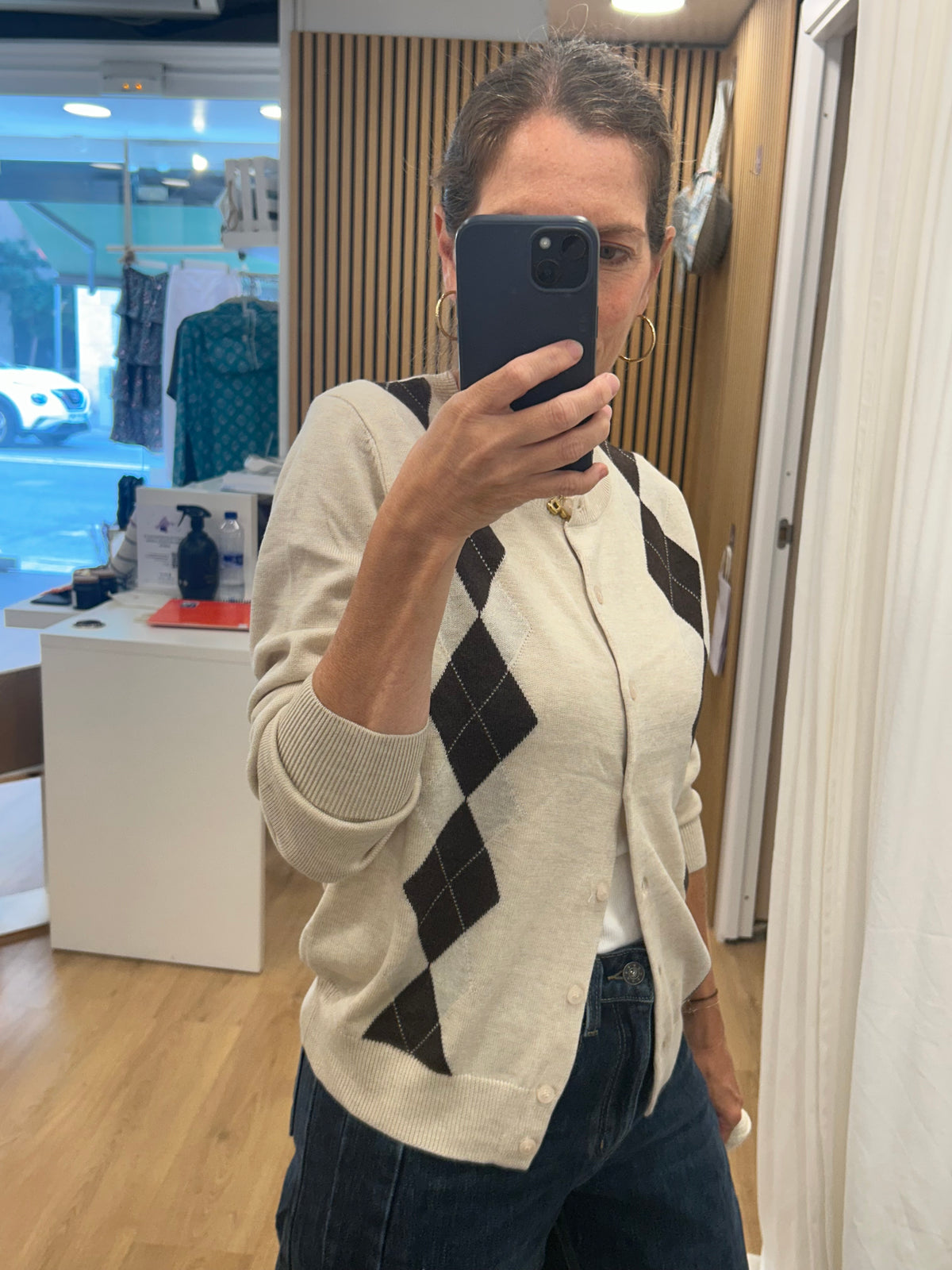 Cardigan Camila Crudo