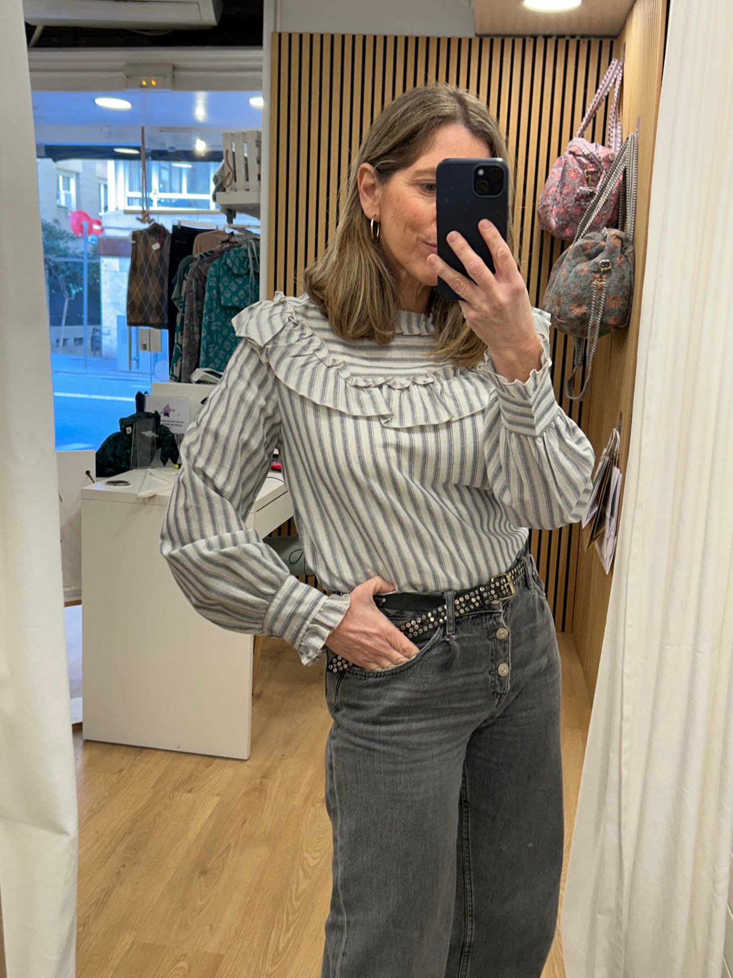 Camisa Belén - Azul