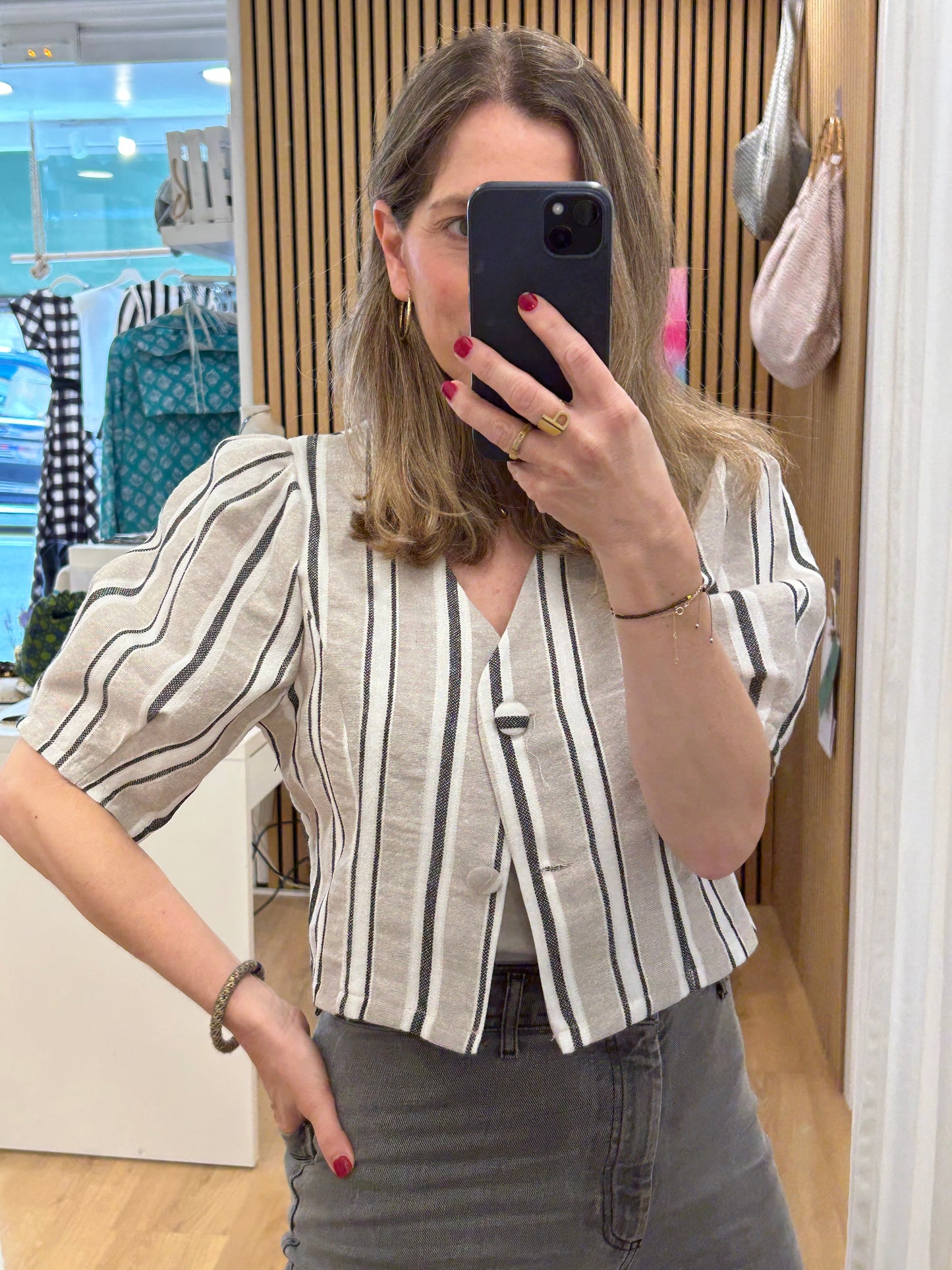 Camisa Lucía - Gris