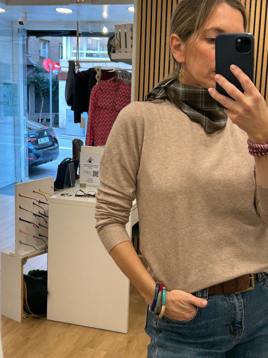 Bandana Tartán - Marrón