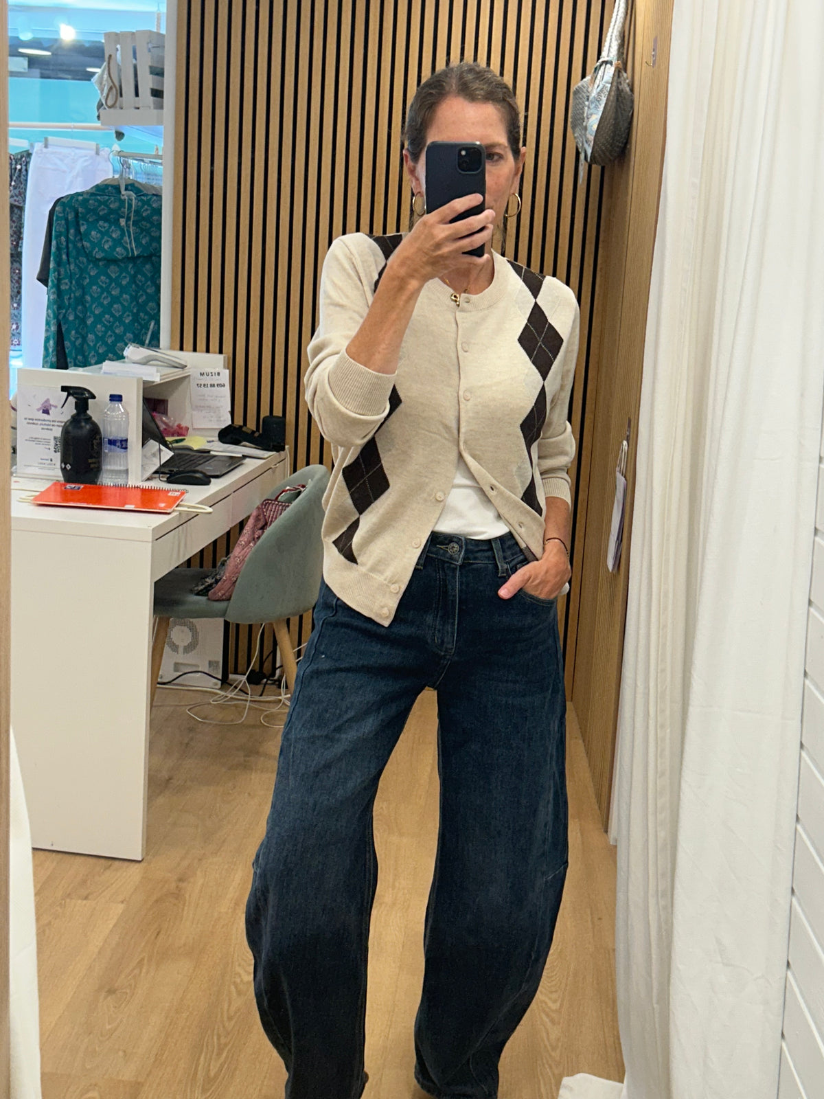 Cardigan Camila Crudo