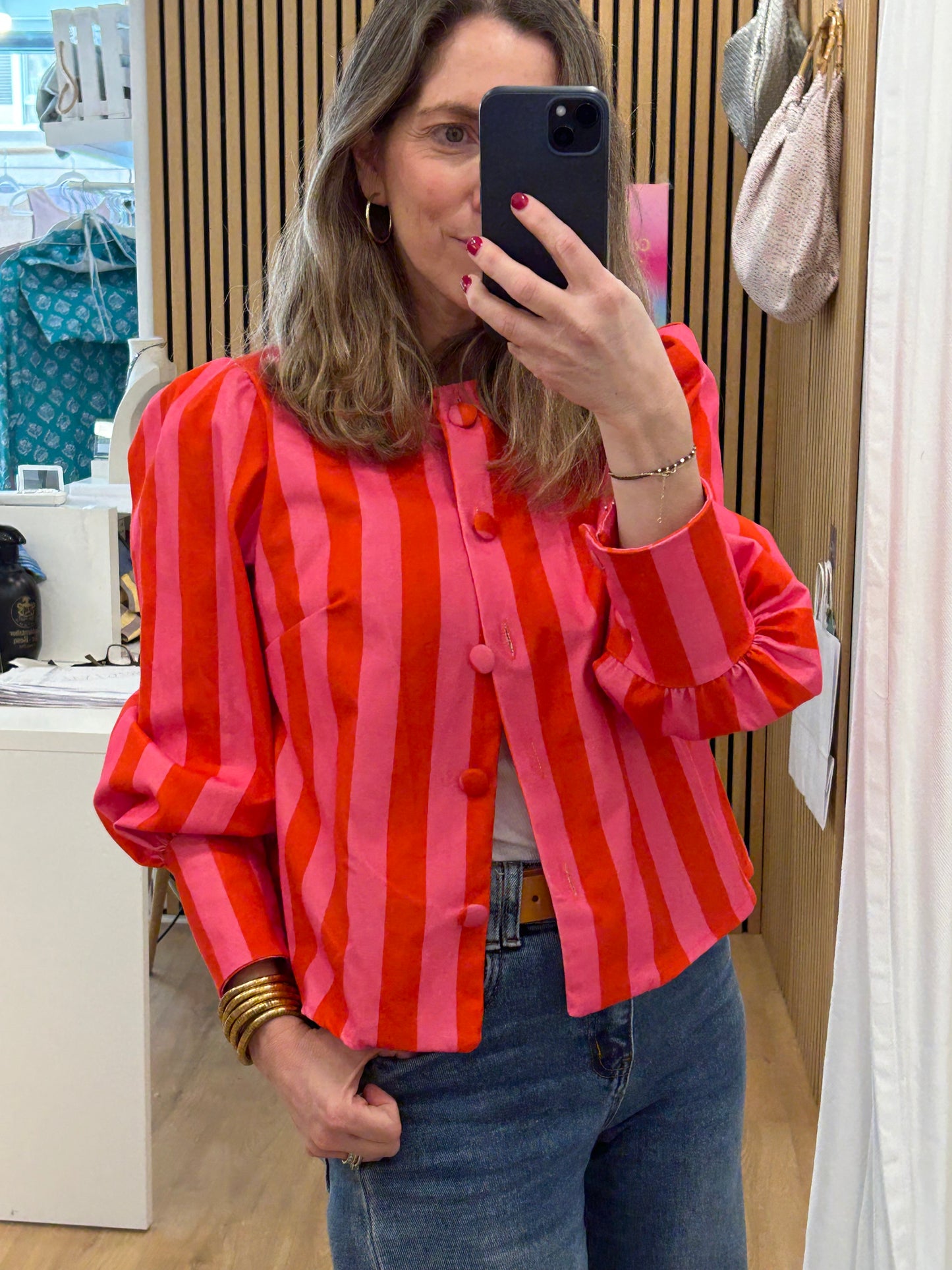 Chaqueta Denia - Rosa Coral