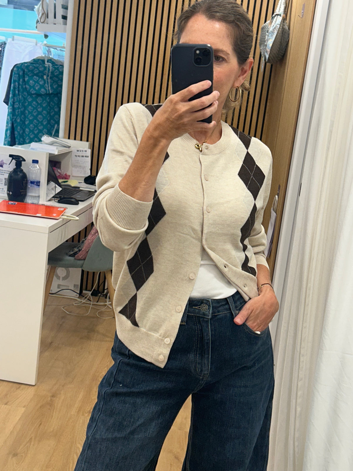 Cardigan Camila Crudo