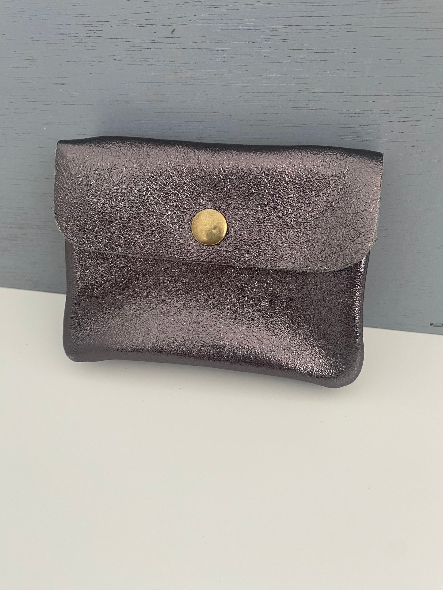 Monedero  de piel (varios colores)