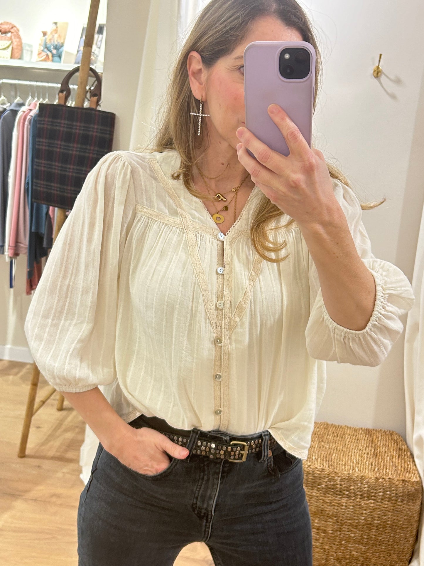 Blusa Inés - Beige