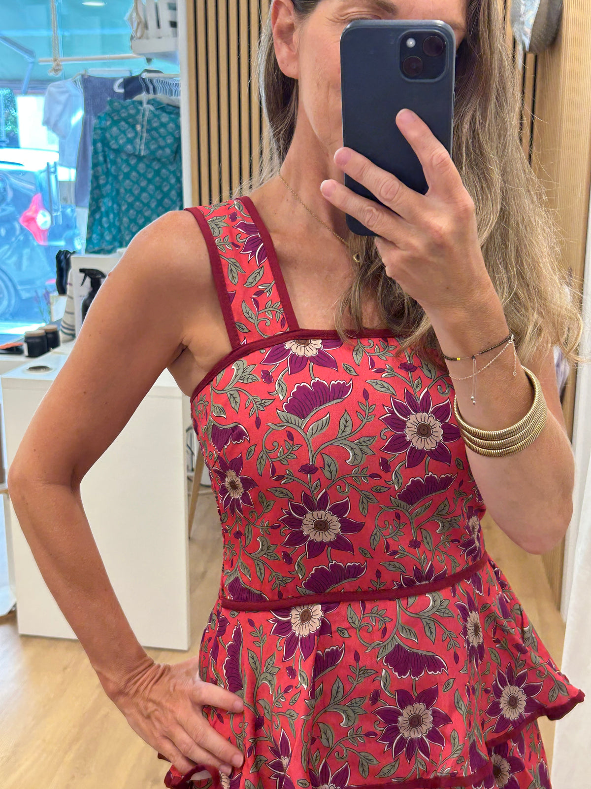 Vestido Inés - coral