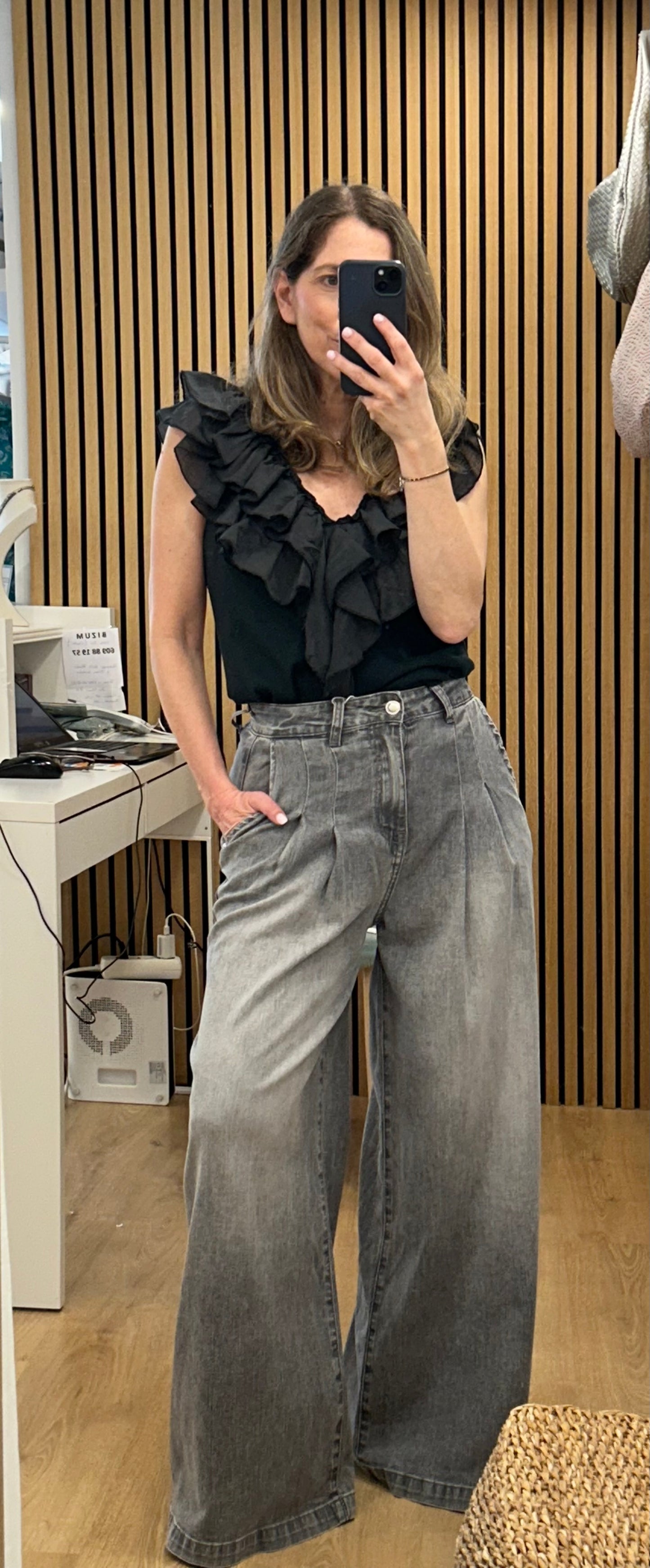 Top Berta - Negro