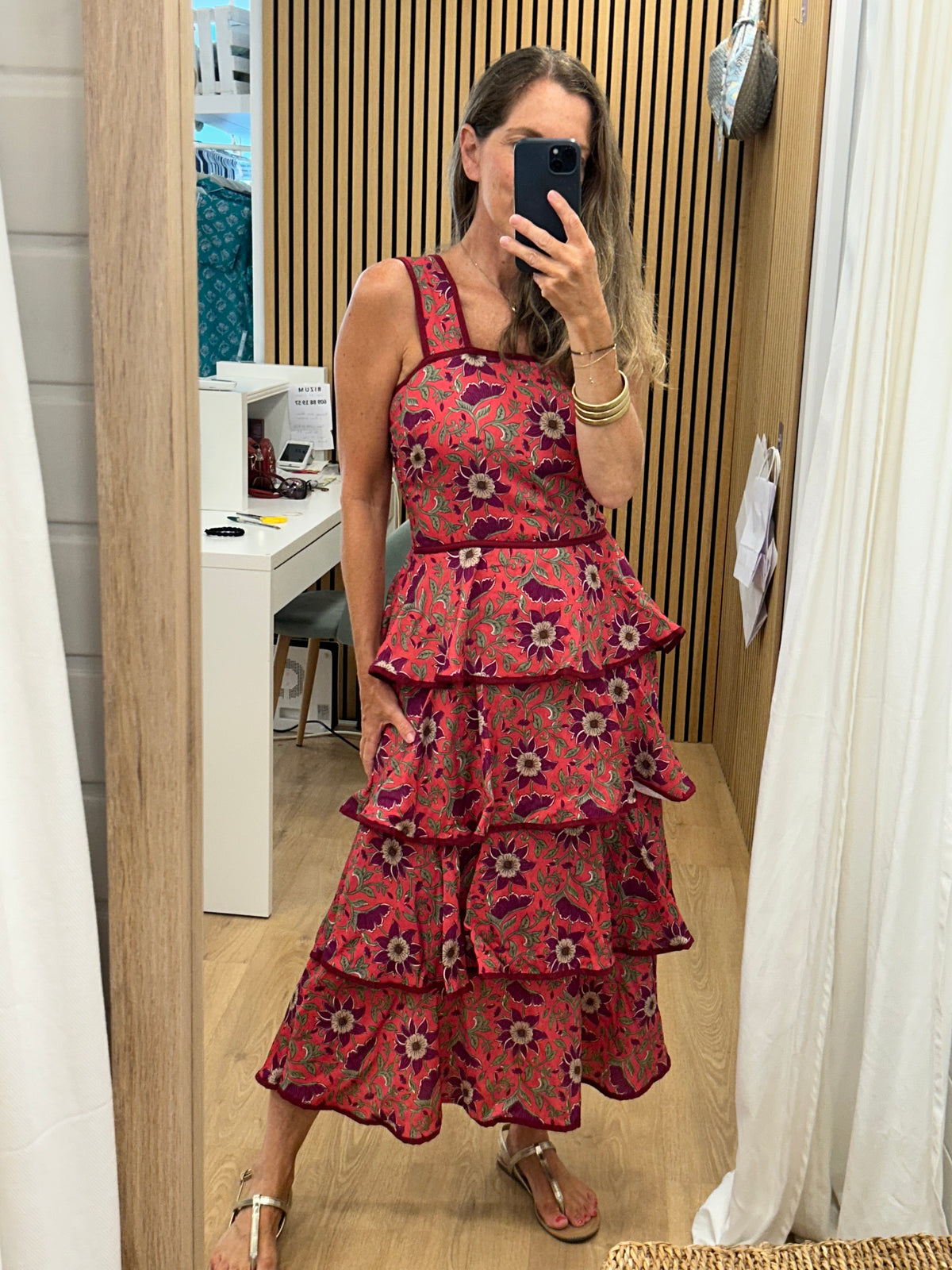 Vestido Inés - coral