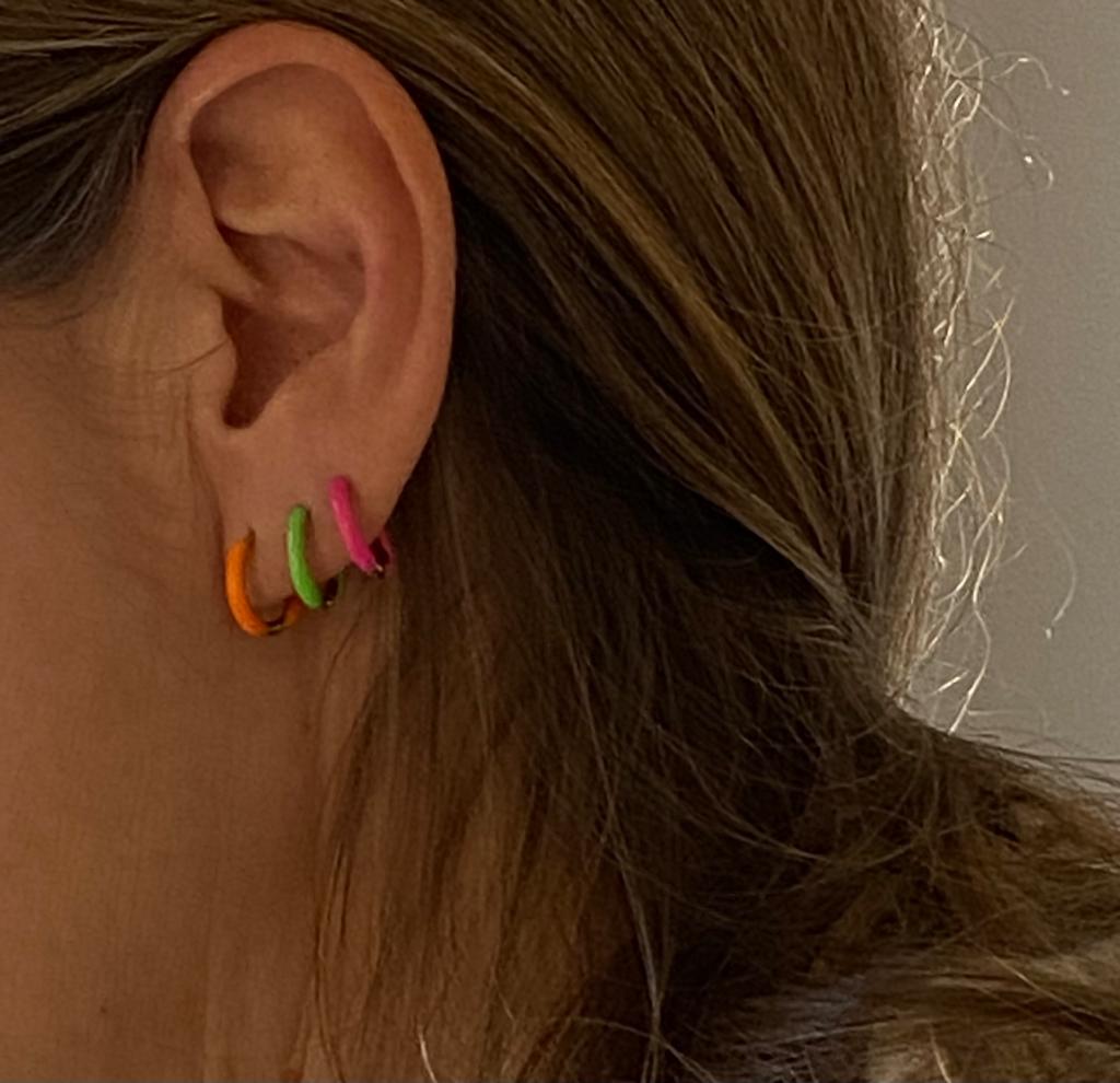 Pendientes Aritos Colores (varios colores)