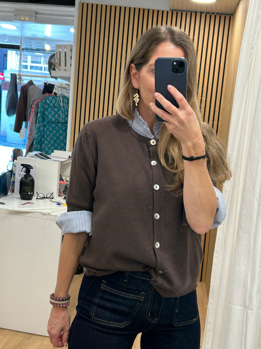 Cárdigan Carmen Chocolate