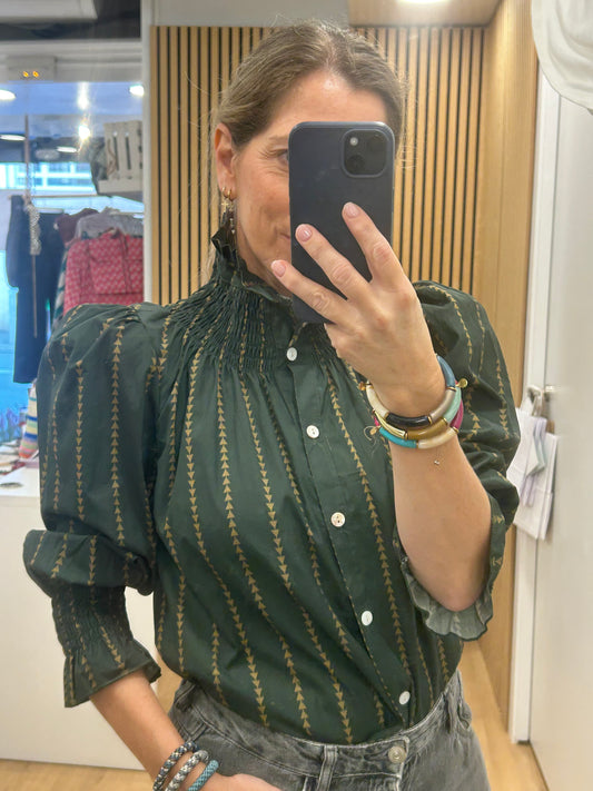 Camisa Mariola Estampada - Verde