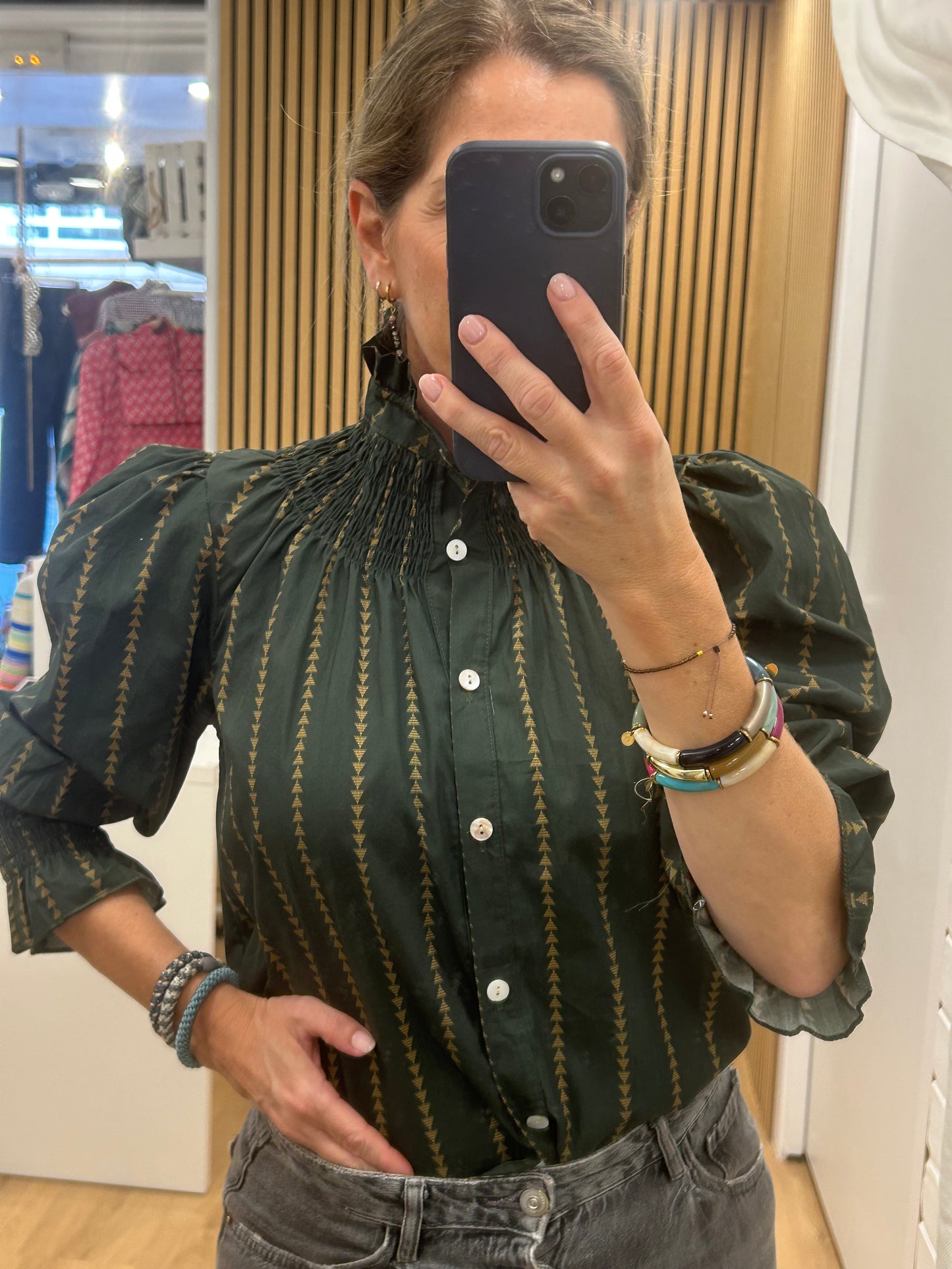 Camisa Mariola Estampada - Verde