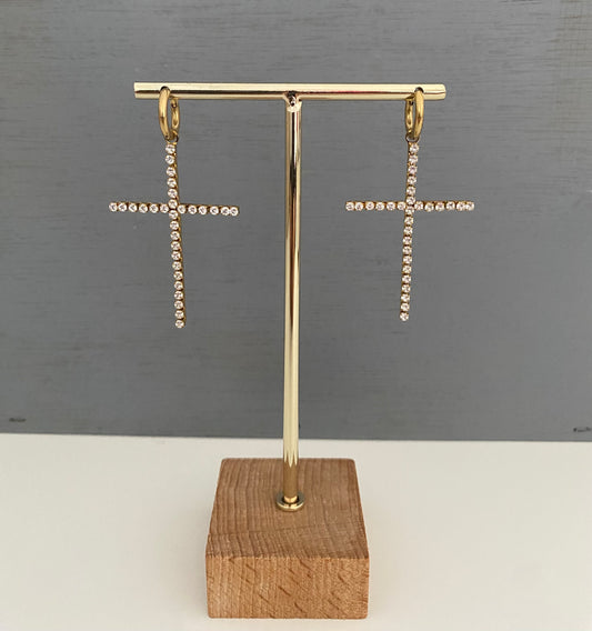 Pendientes Cruces XL
