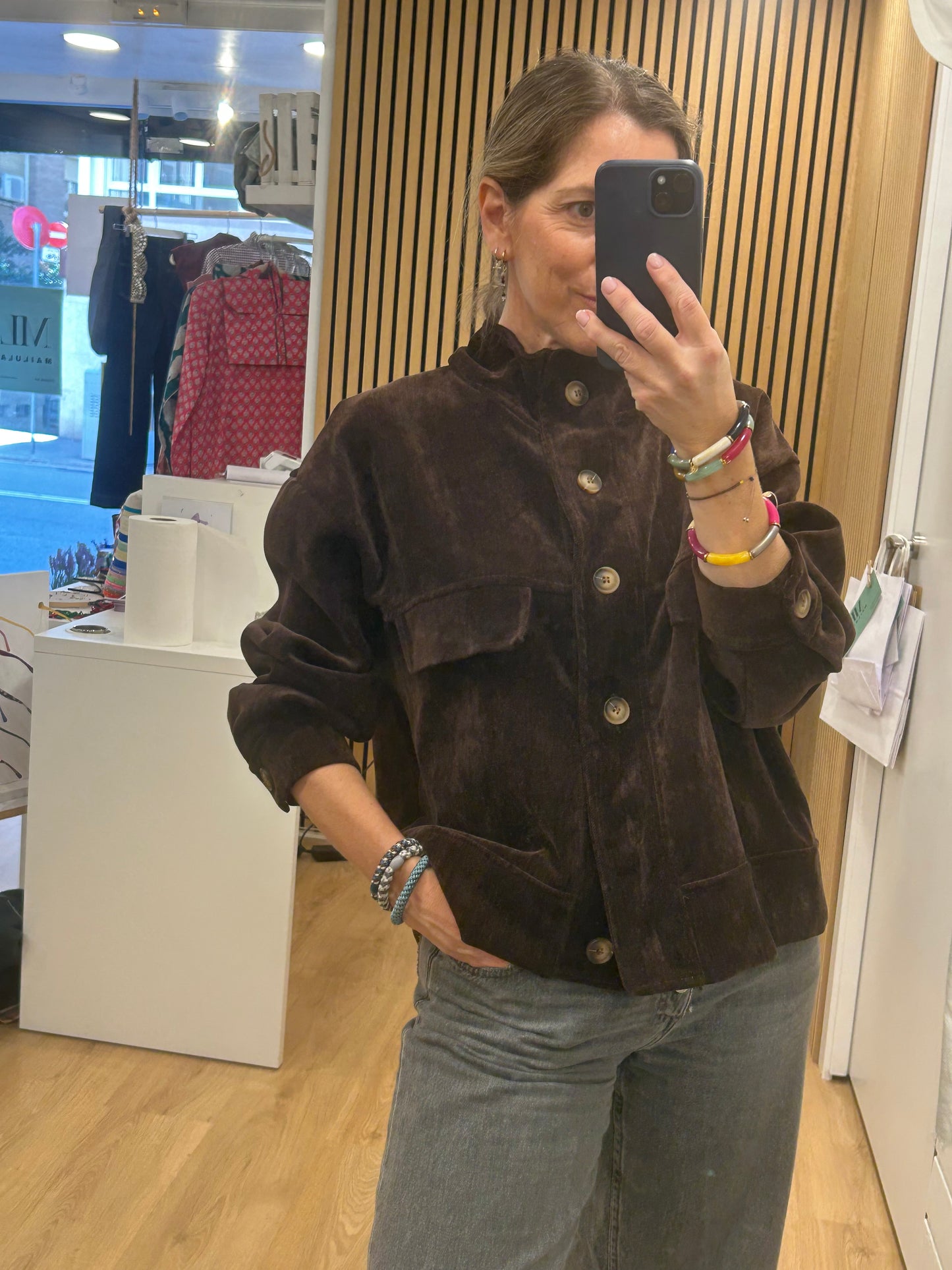 Cazadora Adriana - Chocolate